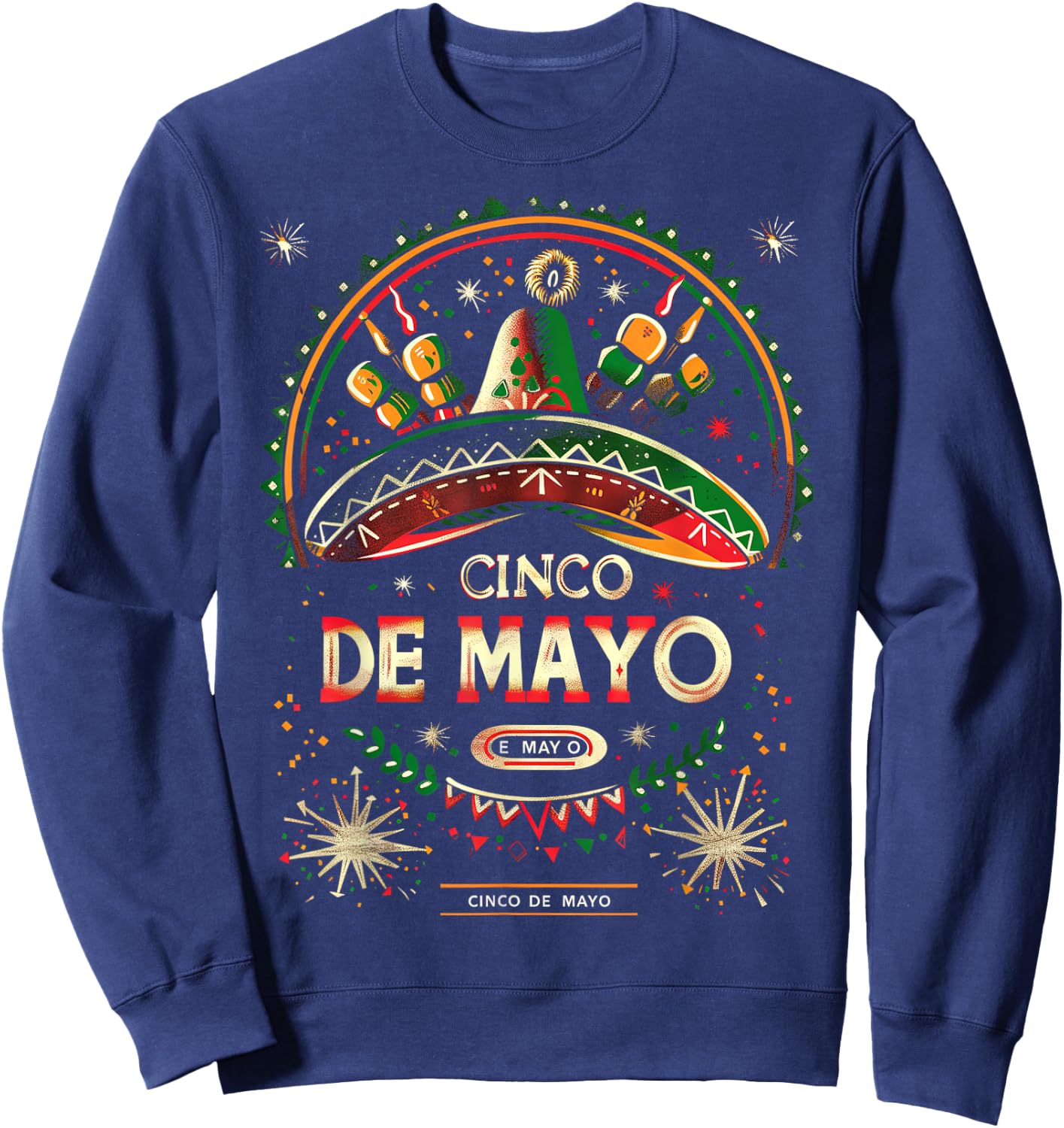 Cinco De Mayo 2024 Sweatshirt - Sweatshirt | Navy