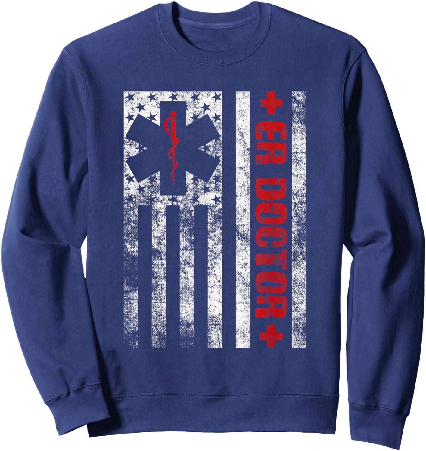 Emergency Department Emergency Medicine Physician ER Doctor Sweatshirt - Sweatshirt | Navy