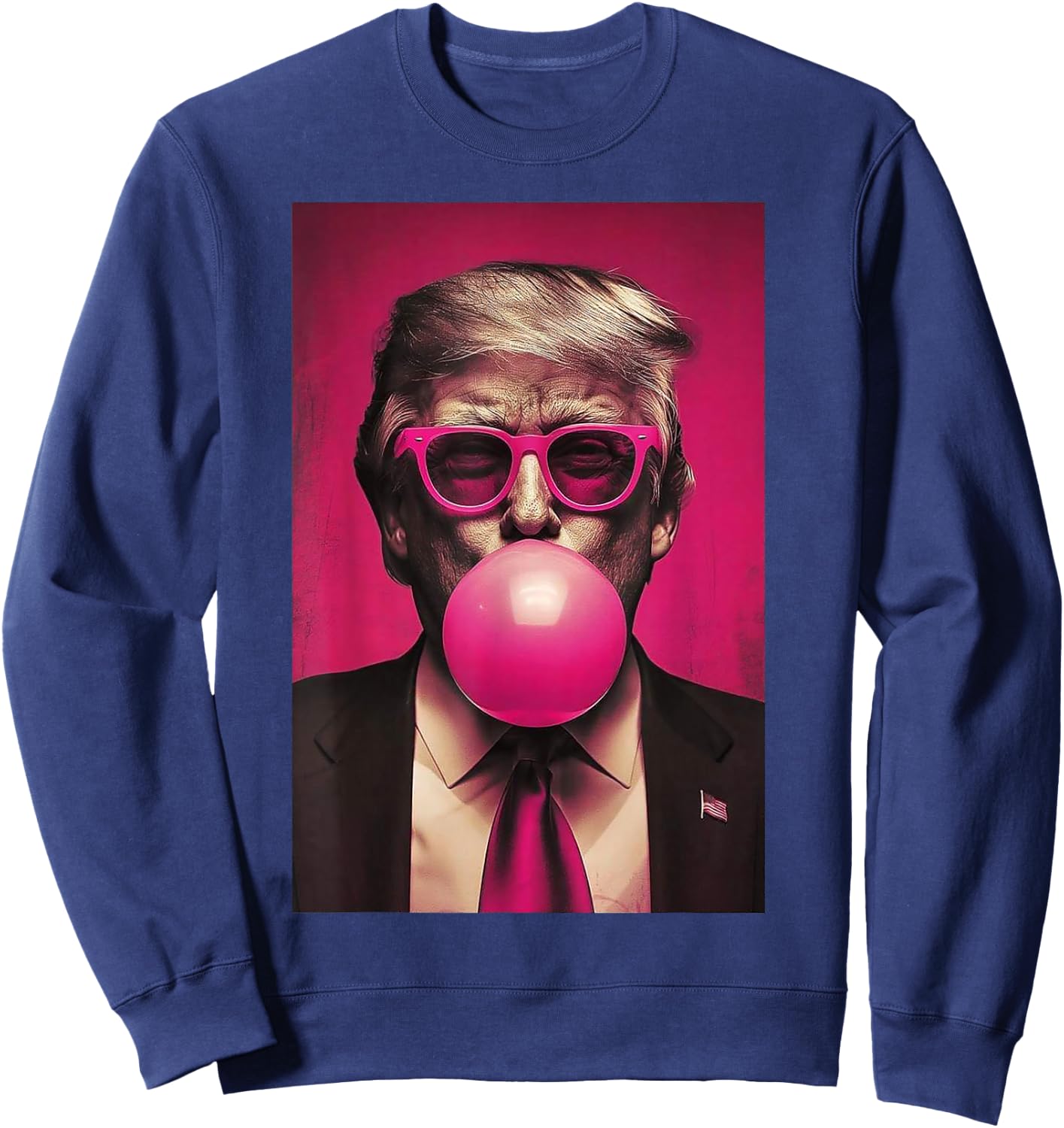 Trump Pink Bubblegum Sweatshirt - Sweatshirt | Navy