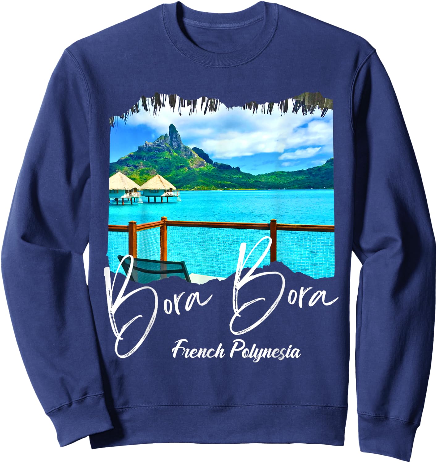 French Polynesia Bora Bora Sweatshirt - Sweatshirt | Navy
