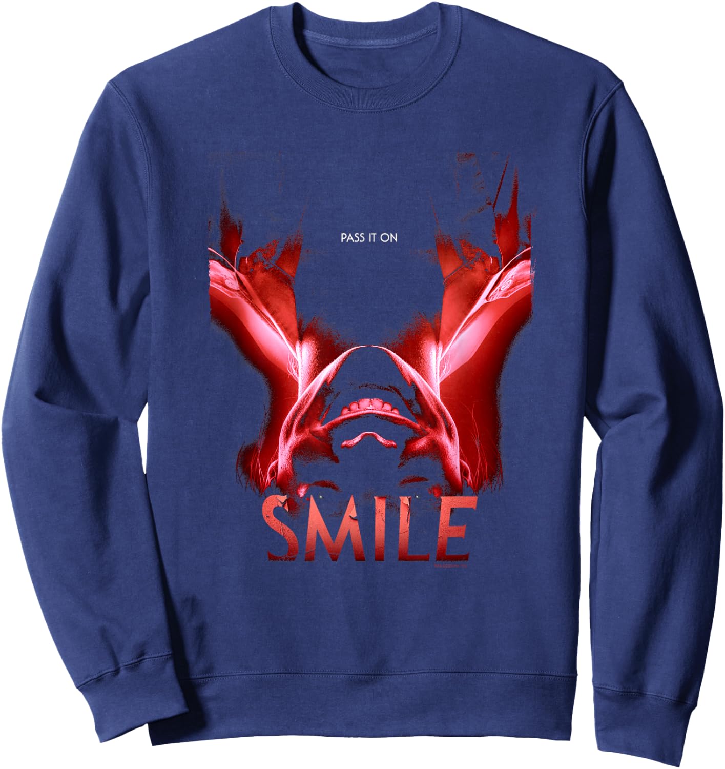 Smile Movie Red Movie Poster Sweatshirt - Sweatshirt | Navy