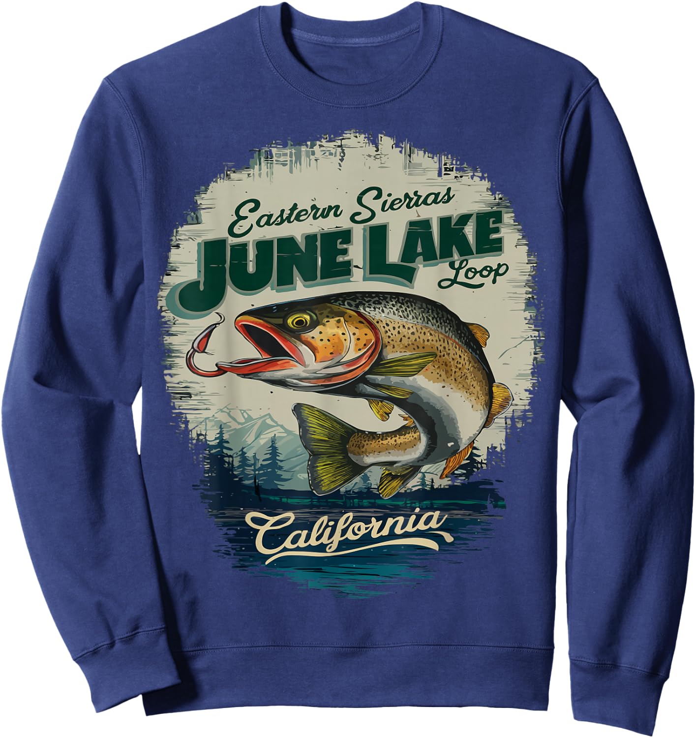 Eastern Sierras June Lake Loop California Sweatshirt - Sweatshirt | Navy