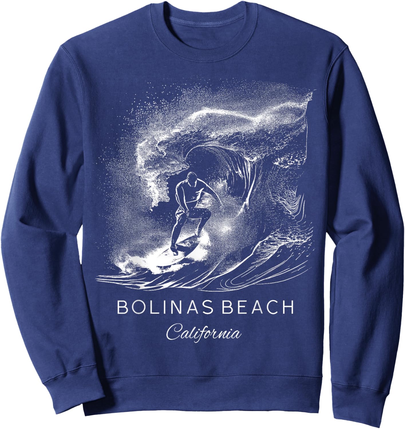 Bolinas Beach California Women Kids Sweatshirt - Sweatshirt | Navy