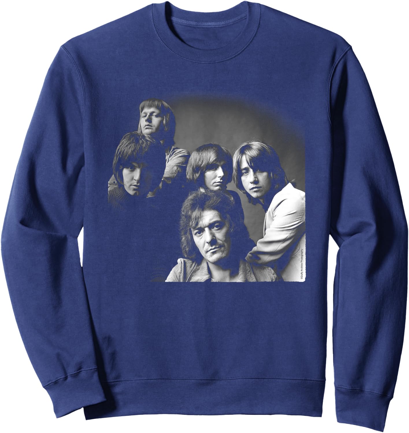Duffy Archive Photography The Hollies Band Photo 1972 Sweatshirt - Sweatshirt | Navy