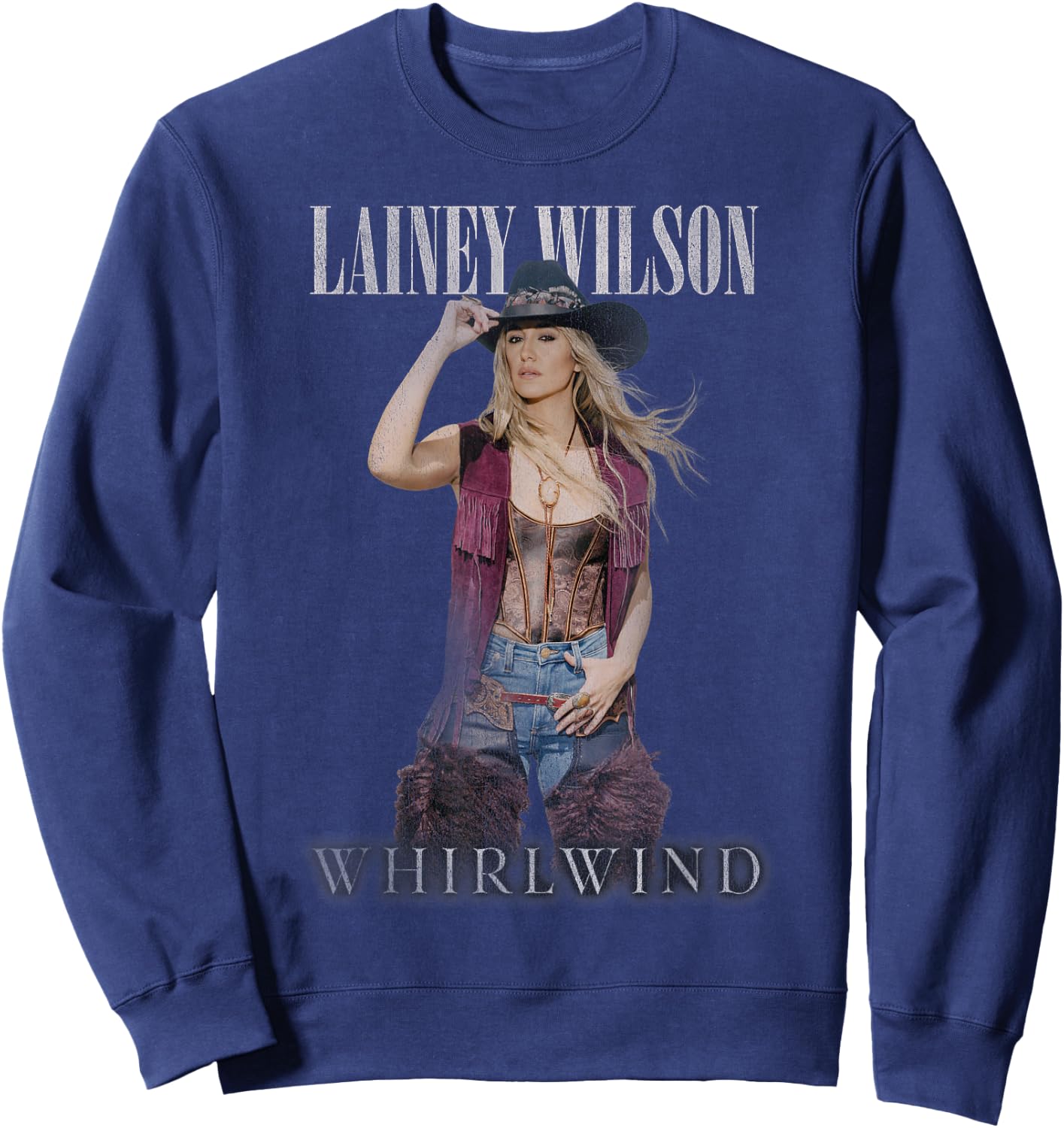 Lainey Wilson - Whirlwind Lainey Sweatshirt - Sweatshirt | Navy