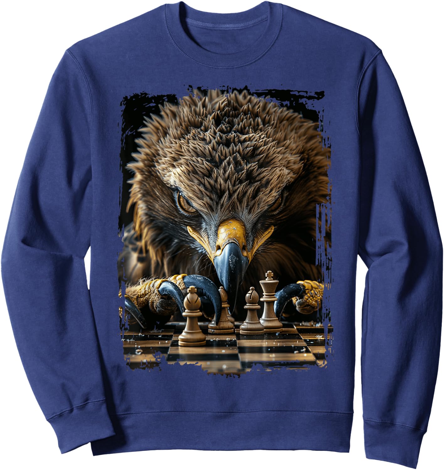 Eagle Chess Sweatshirt - Sweatshirt | Navy