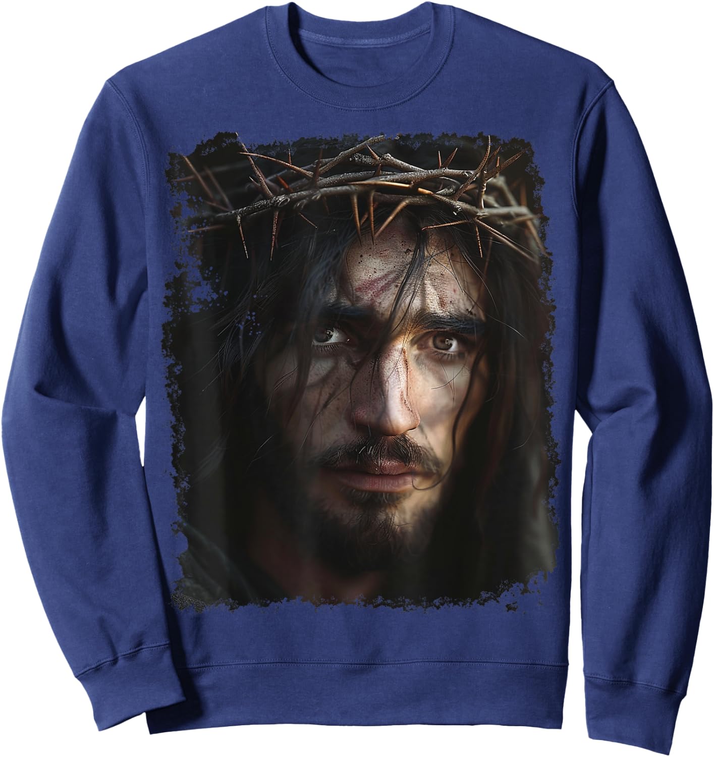Remember Jesus Christ of Nazareth Sweatshirt - Sweatshirt | Navy
