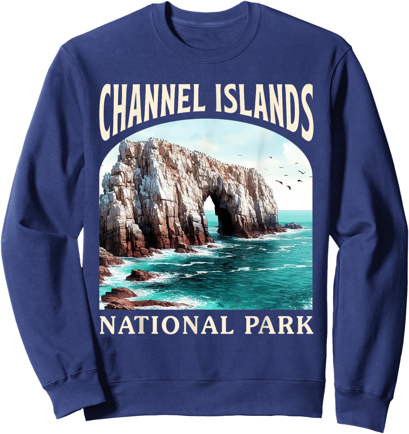 Channel Islands National Park California Nature Exploring Sweatshirt - Sweatshirt | Navy