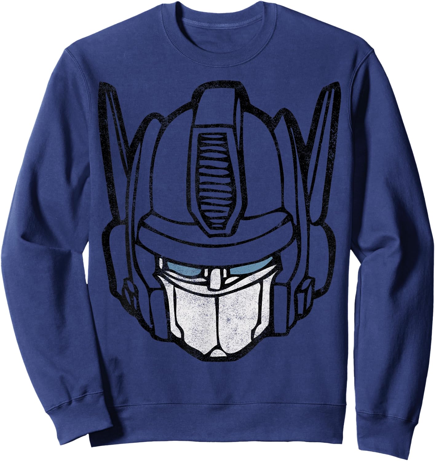 Transformers Optimus Prime Vintage Big Face Sweatshirt - Sweatshirt | Navy