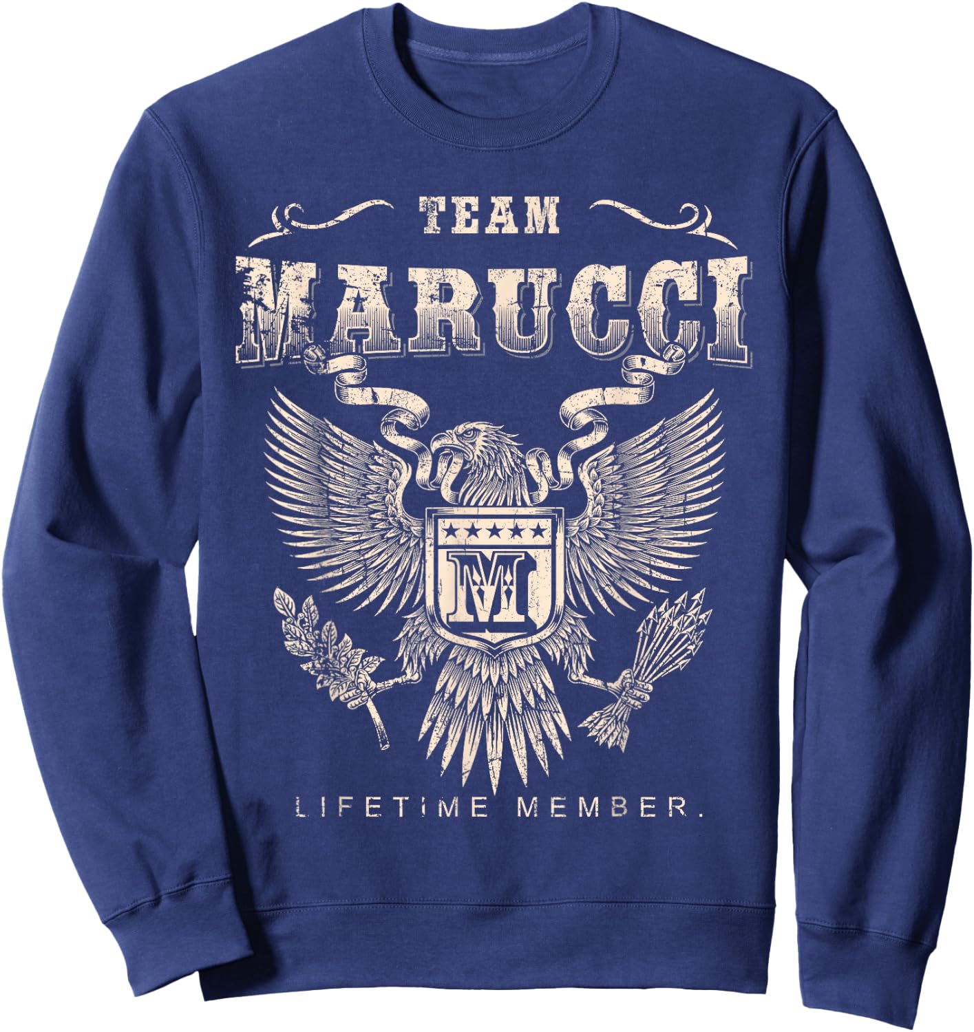 Team Marucci Lifetime Member - Marucci Name Sweatshirt - Sweatshirt | Navy