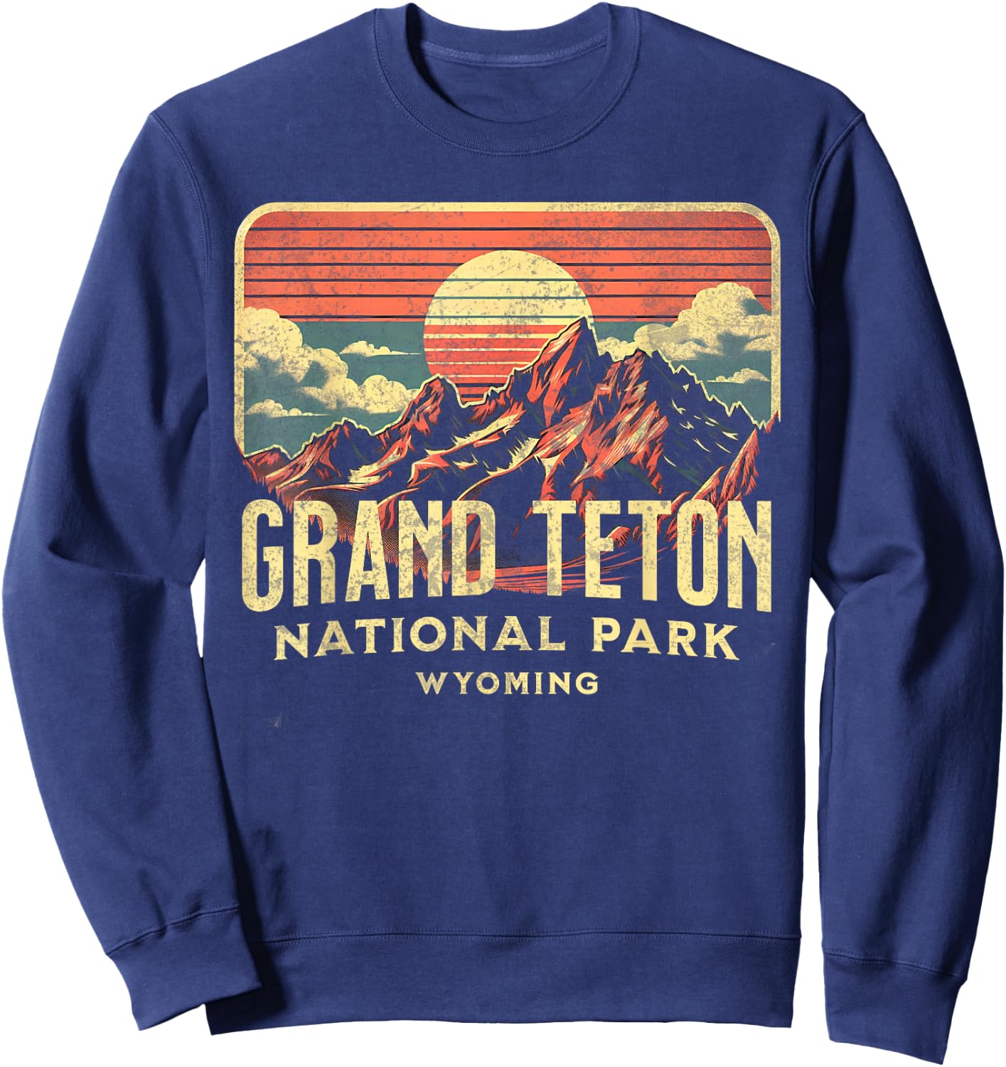 Grand Teton National Park Sweatshirt - Sweatshirt | Navy