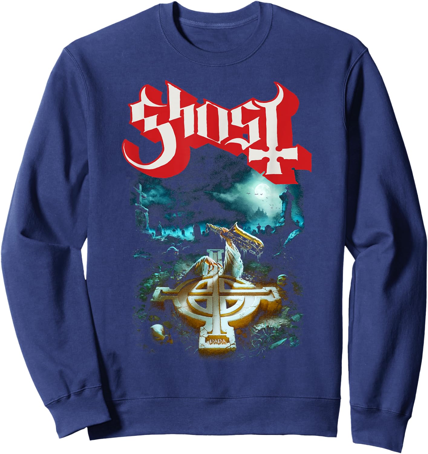 Ghost - Rite Here Rite Now Cover Sweatshirt - Sweatshirt | Navy