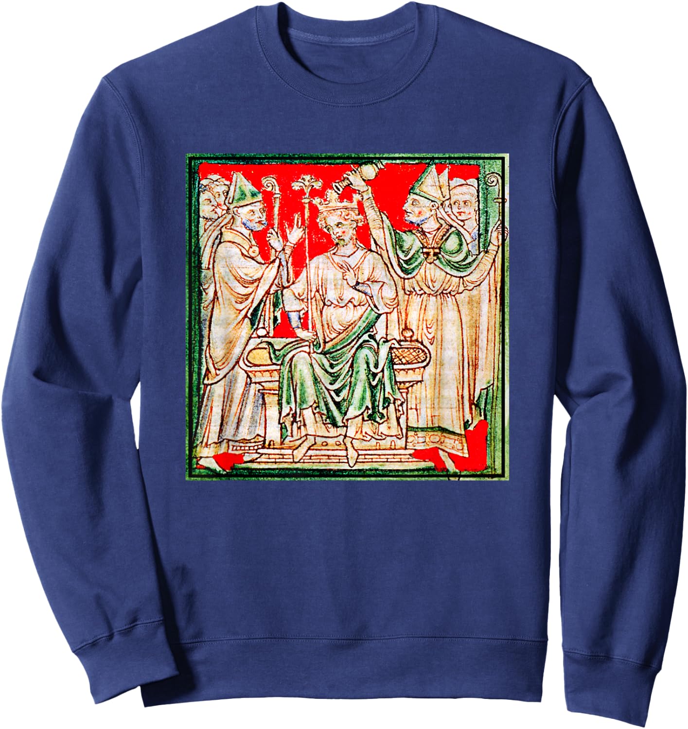 Richard The Lionheart Coronation (1250) Sweatshirt - Sweatshirt | Navy