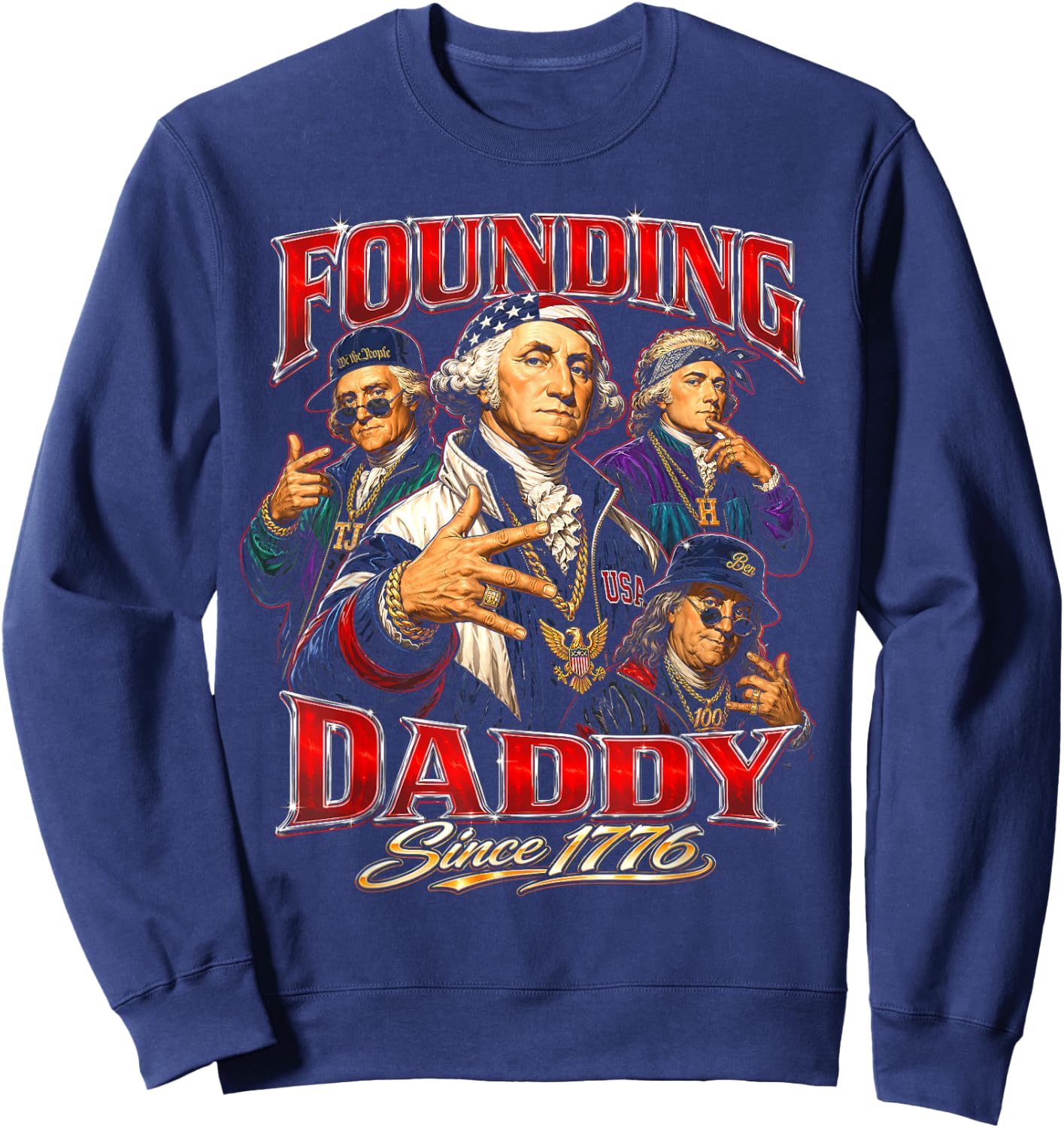 Founding Daddy Sweatshirt - Sweatshirt | Navy