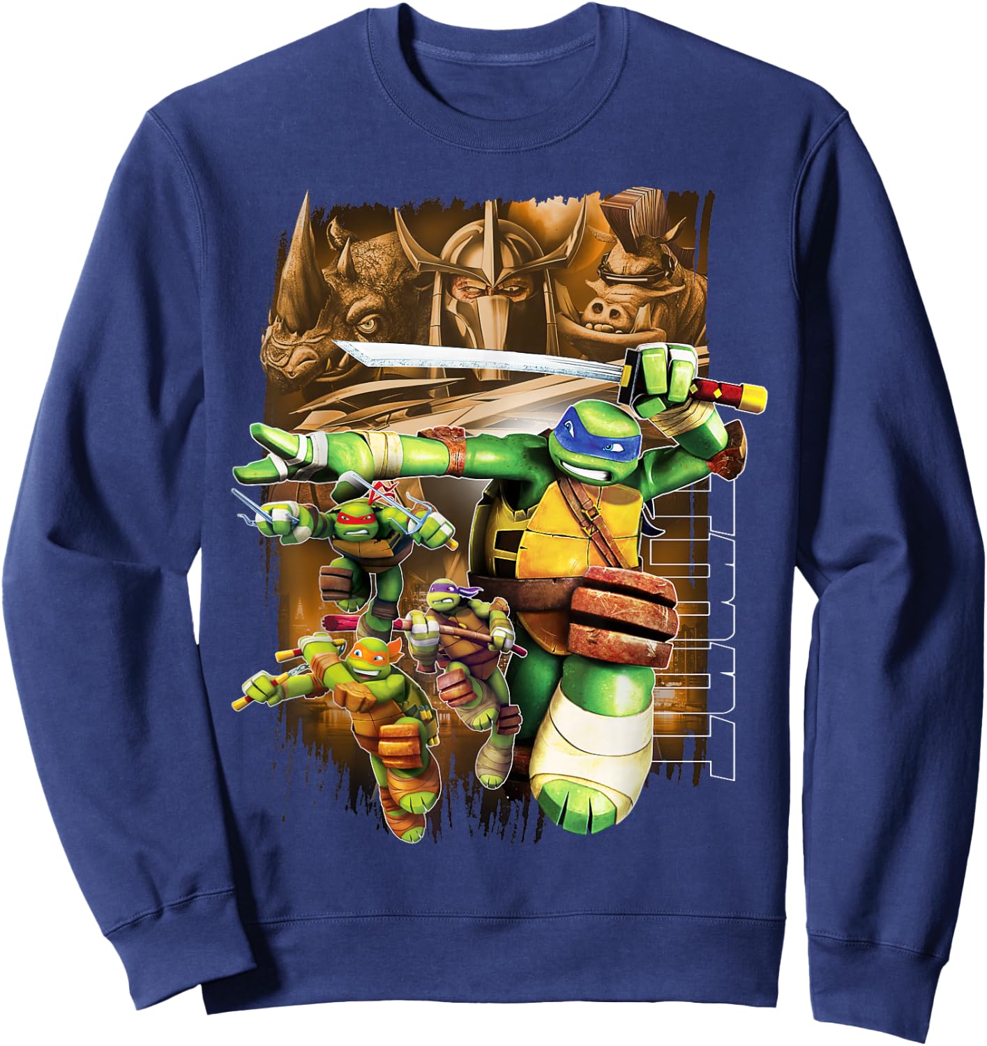 Teenage Mutant Ninja Turtles Good Vs. Evil Sweatshirt - Sweatshirt | Navy