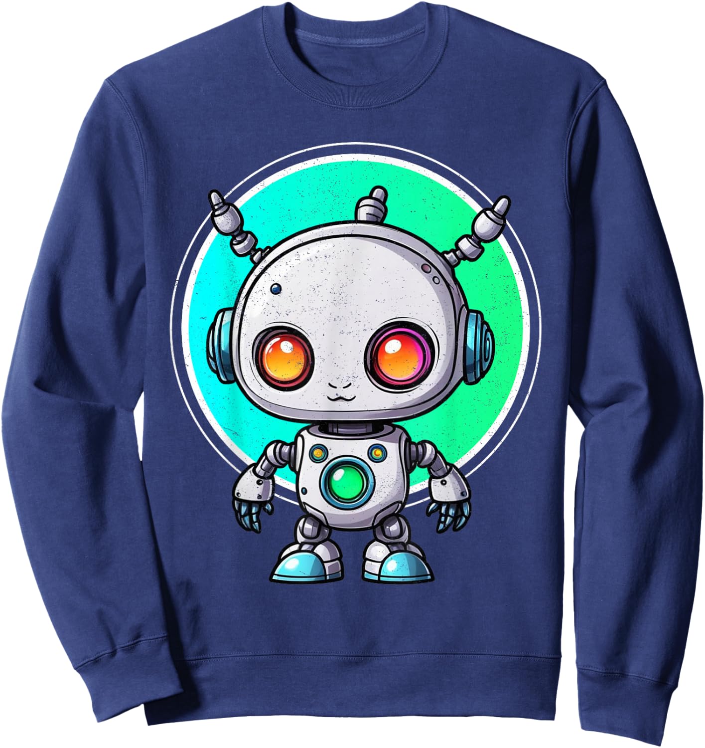 Robot For Kids Boys Girls Robotics Engineer Sweatshirt - Sweatshirt | Navy