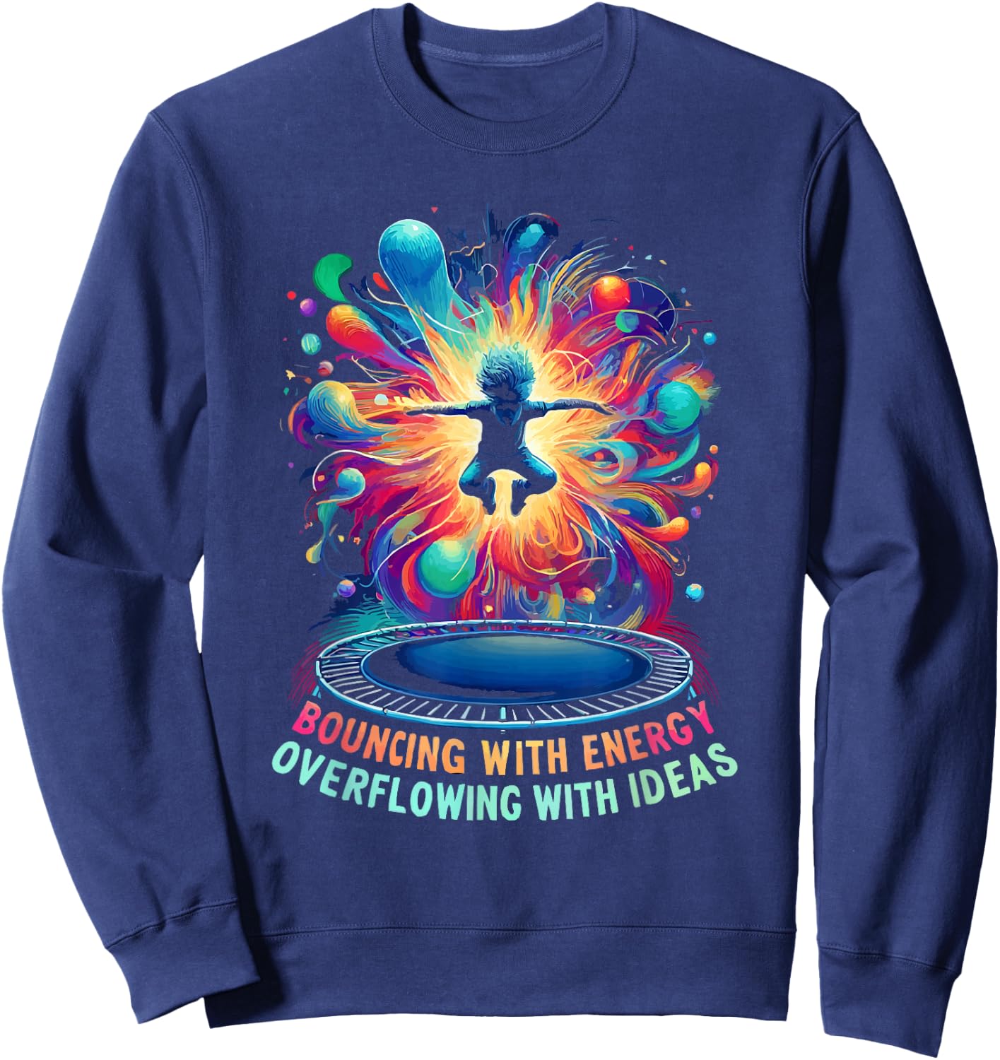 AuDHD Autism ADHD Autistic Spectrum Neurodiversity Sweatshirt - Sweatshirt | Navy