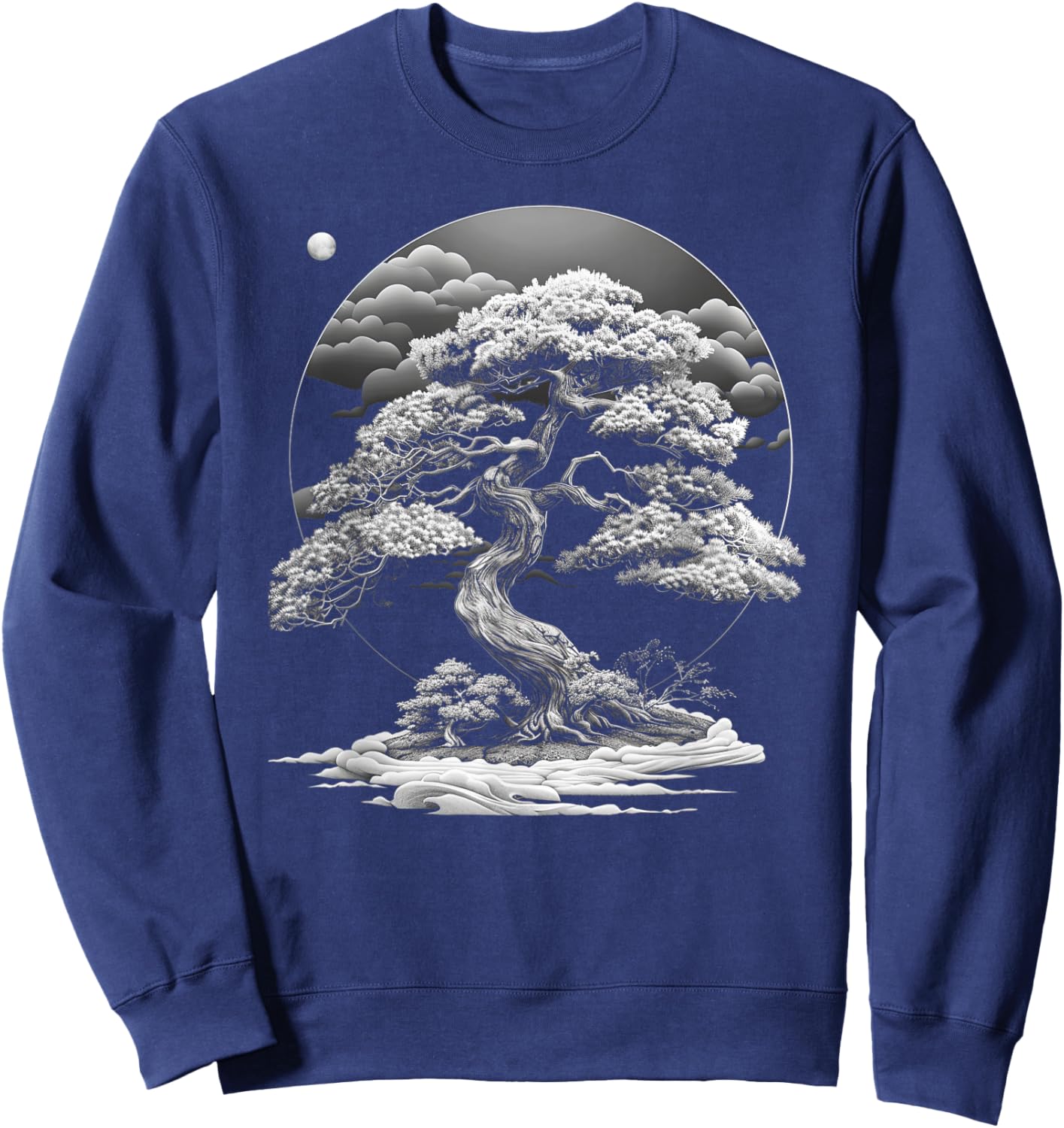 Bonsai Tree , Japanese culture, meditation, penjing , zen Sweatshirt - Sweatshirt | Navy