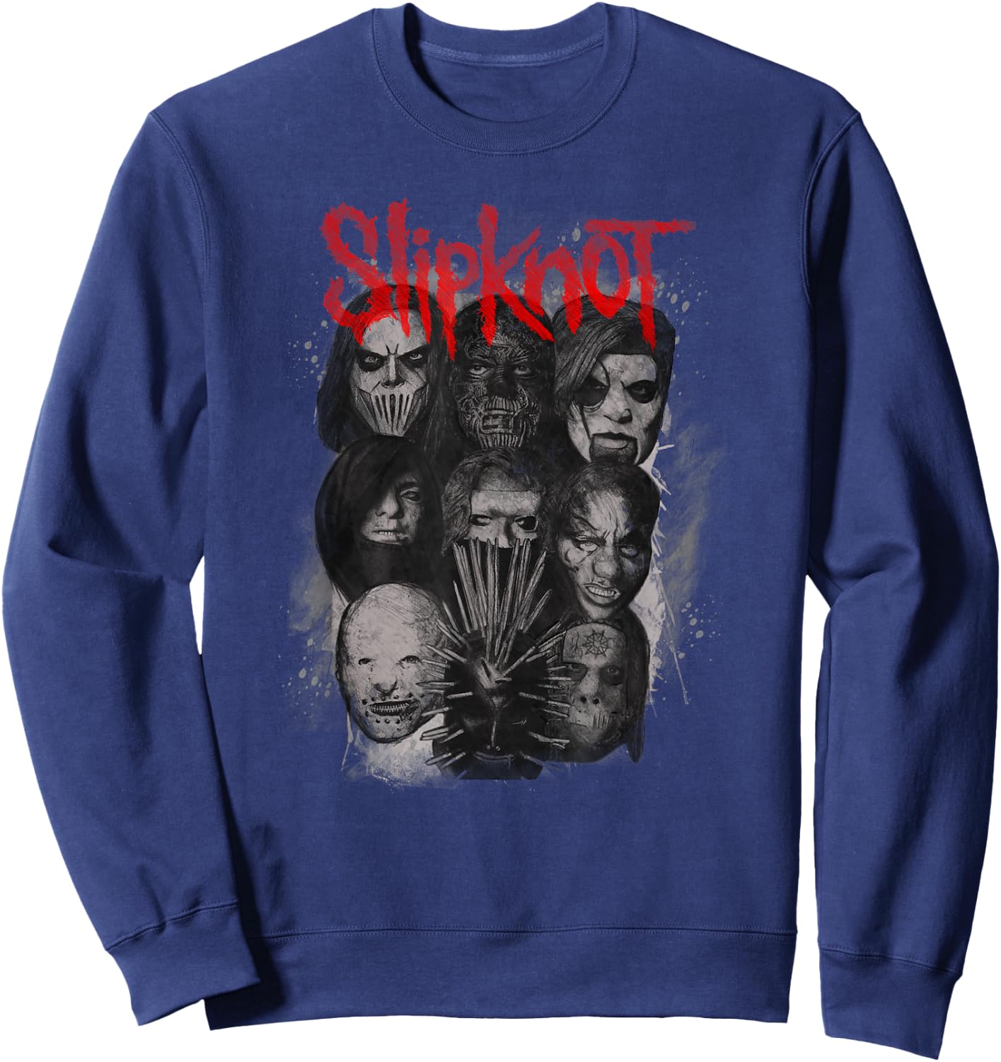 Slipknot Official We Are Not Your Kind Faded Black Adult Sweatshirt - Sweatshirt | Navy