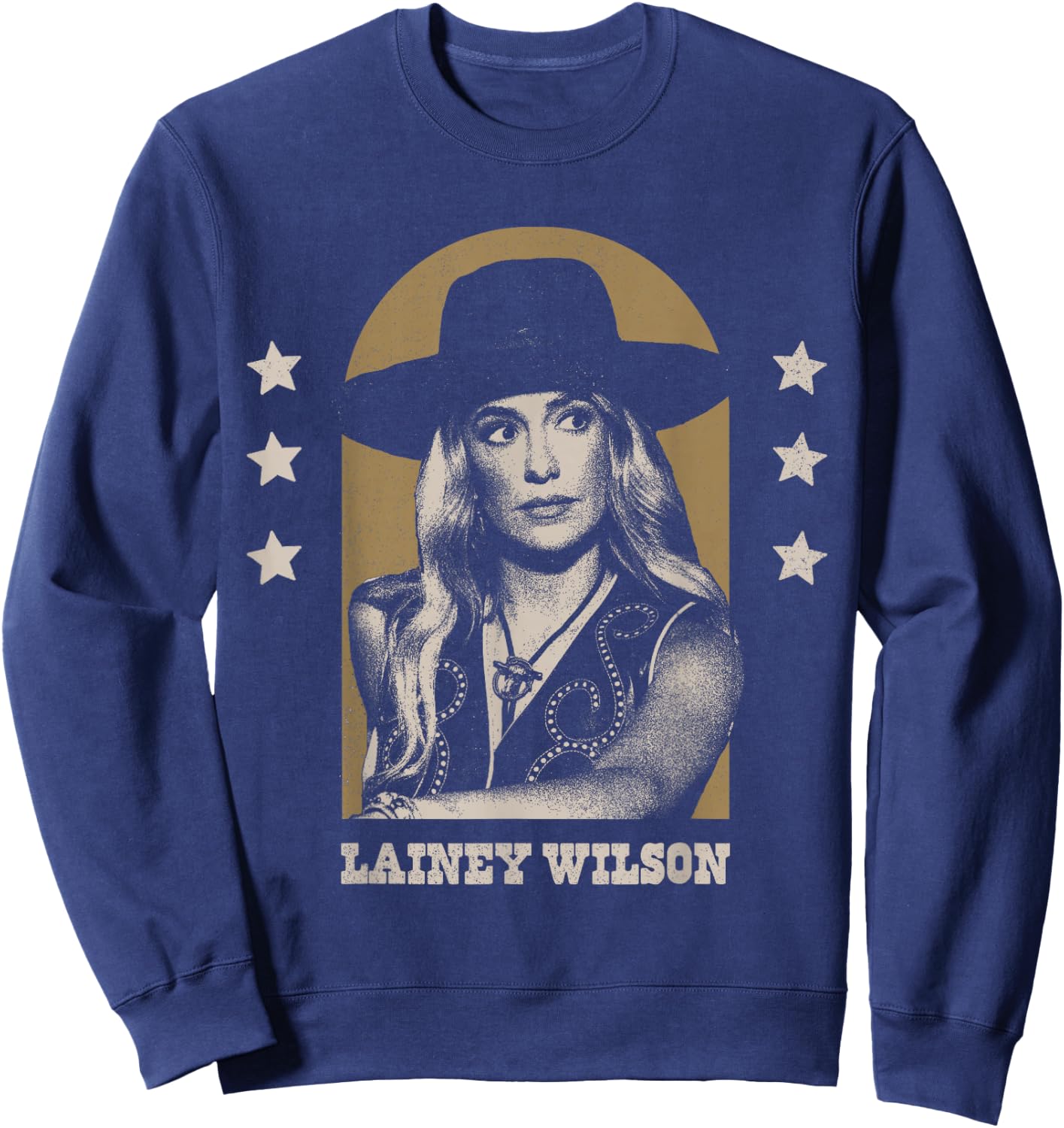 Lainey Wilson - Country's Cool Again Portrait , Small, Black Sweatshirt - Sweatshirt | Navy