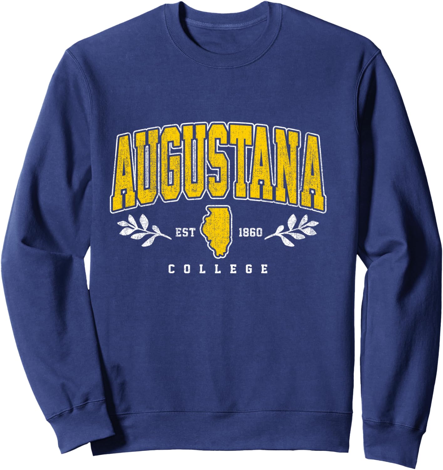 Augustana Arch Retro Vintage for Men Women Sweatshirt - Sweatshirt | Navy