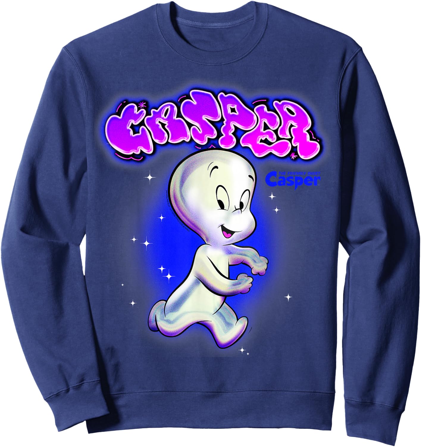 Casper the Friendly Ghost Graffiti Sweatshirt - Sweatshirt | Navy