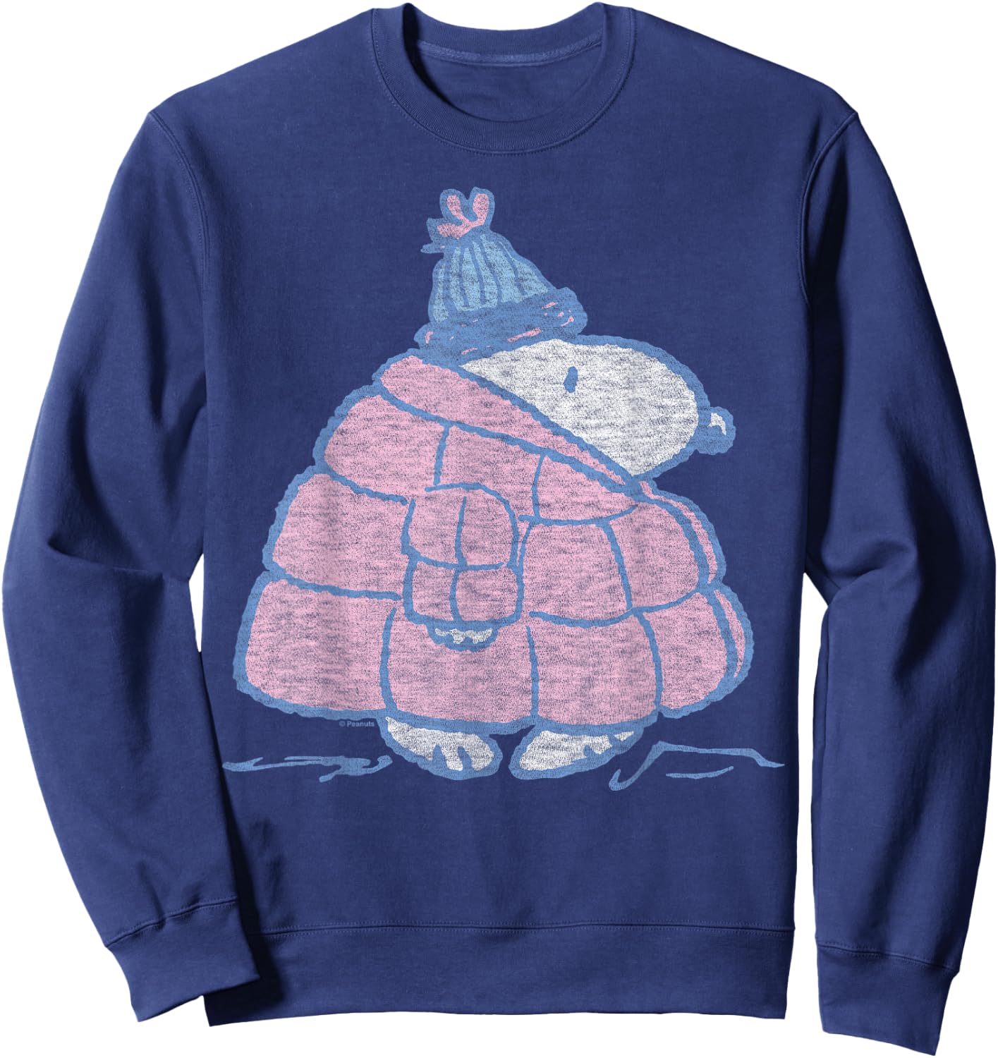 Peanuts - Snoopy Puffer Sweatshirt - Sweatshirt | Navy