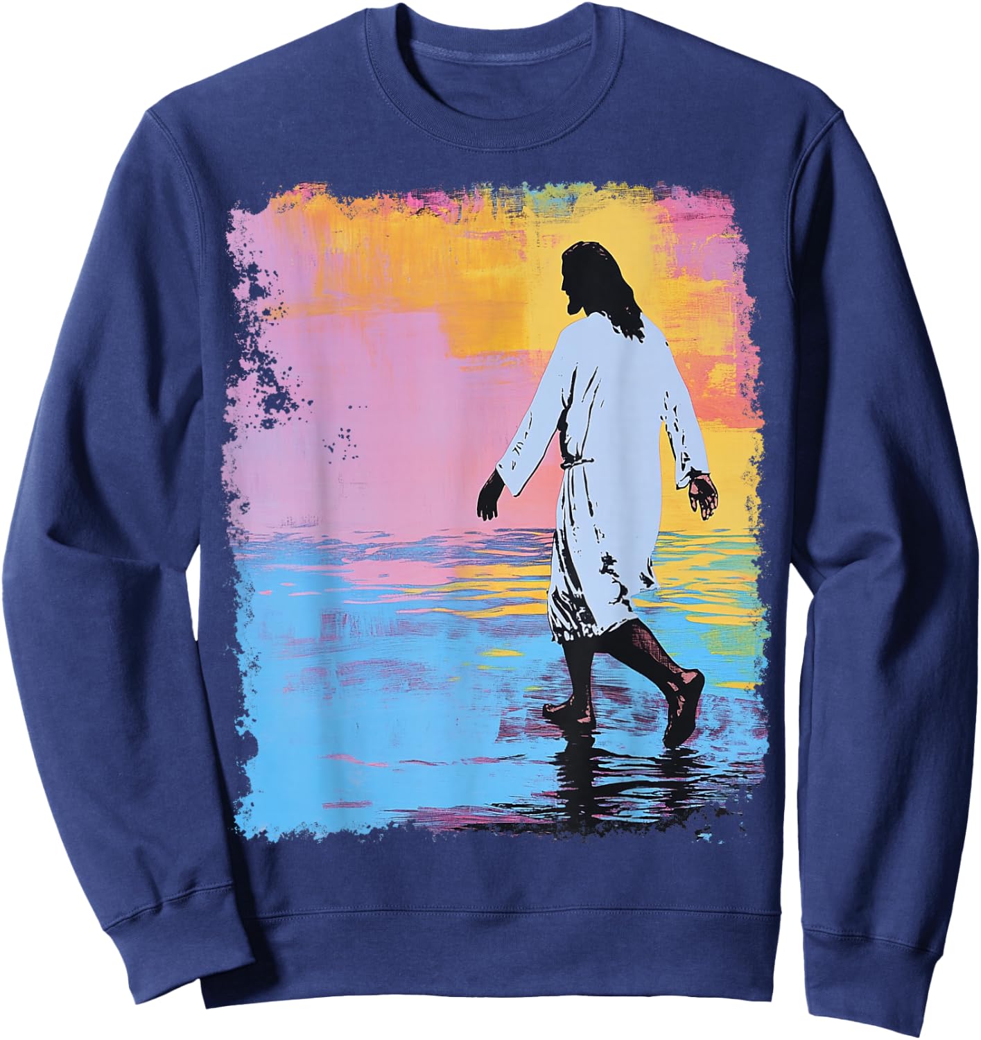 I Love You Jesus Christ Sweatshirt - Sweatshirt | Navy
