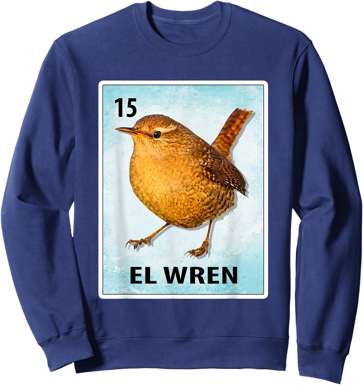 El Wren Mexican Wren Cards Sweatshirt - Sweatshirt | Navy