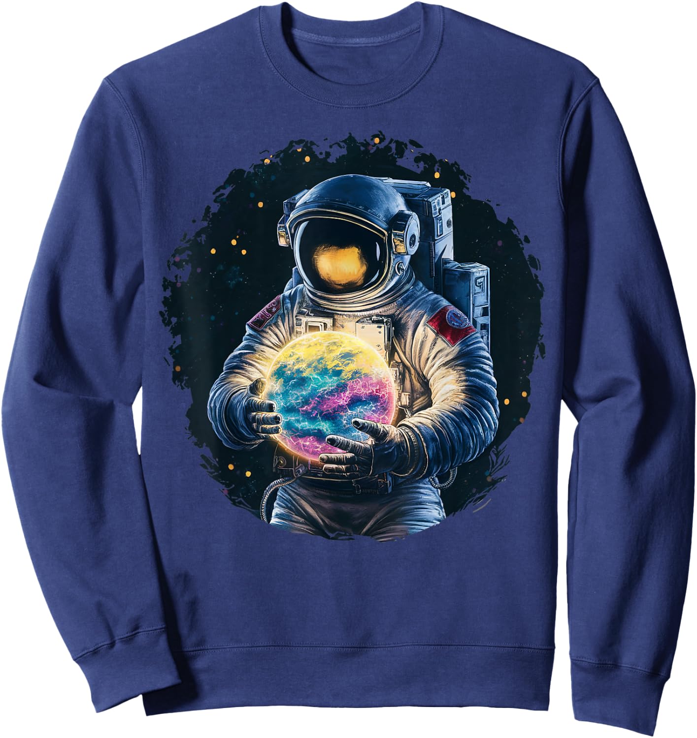 Astronaut Planet Science Space Funny Gifts Women Kid Sweatshirt - Sweatshirt | Navy