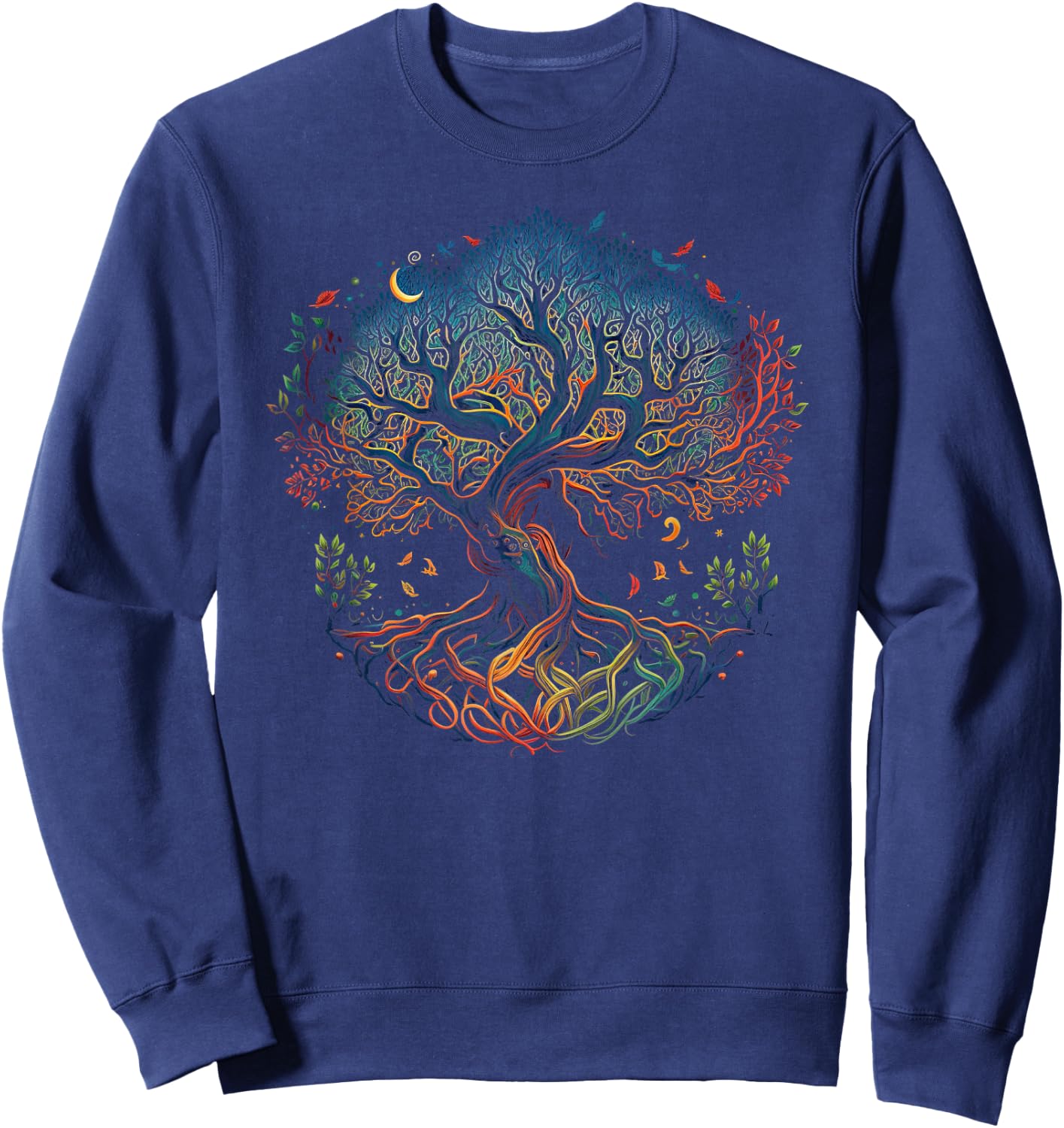 Tree of Life Yggdrasil Viking Midgard Thor Walhalla Sweatshirt - Sweatshirt | Navy