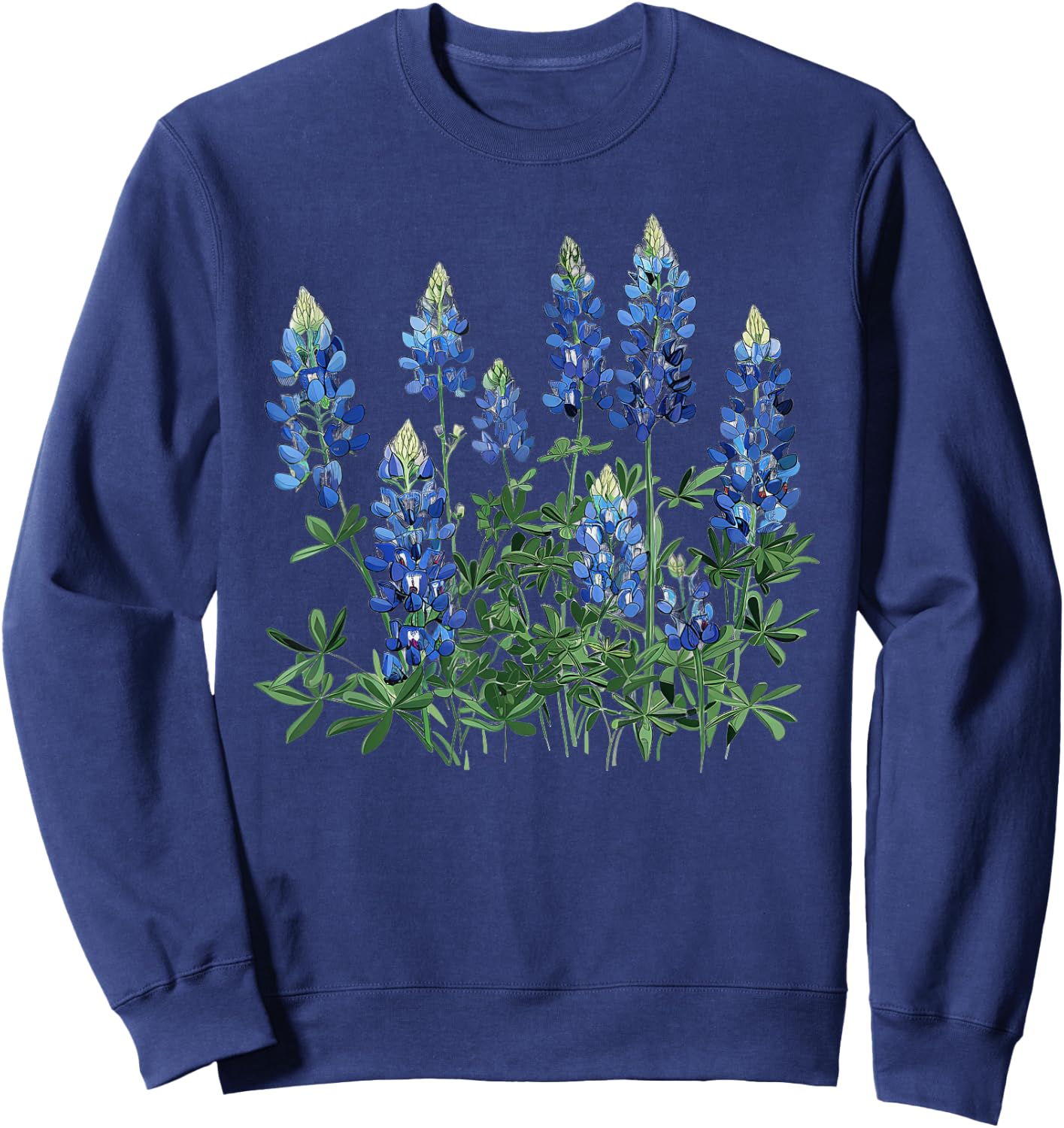 Bluebonnet In The Field Sweatshirt - Sweatshirt | Navy