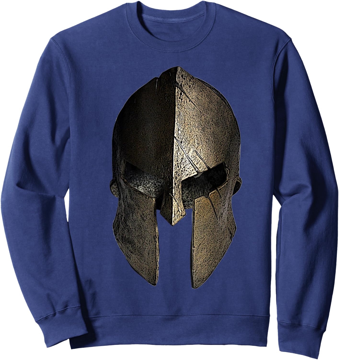 Vintage Spartan Helmet - Warrior Shirt Sweatshirt - Sweatshirt | Navy