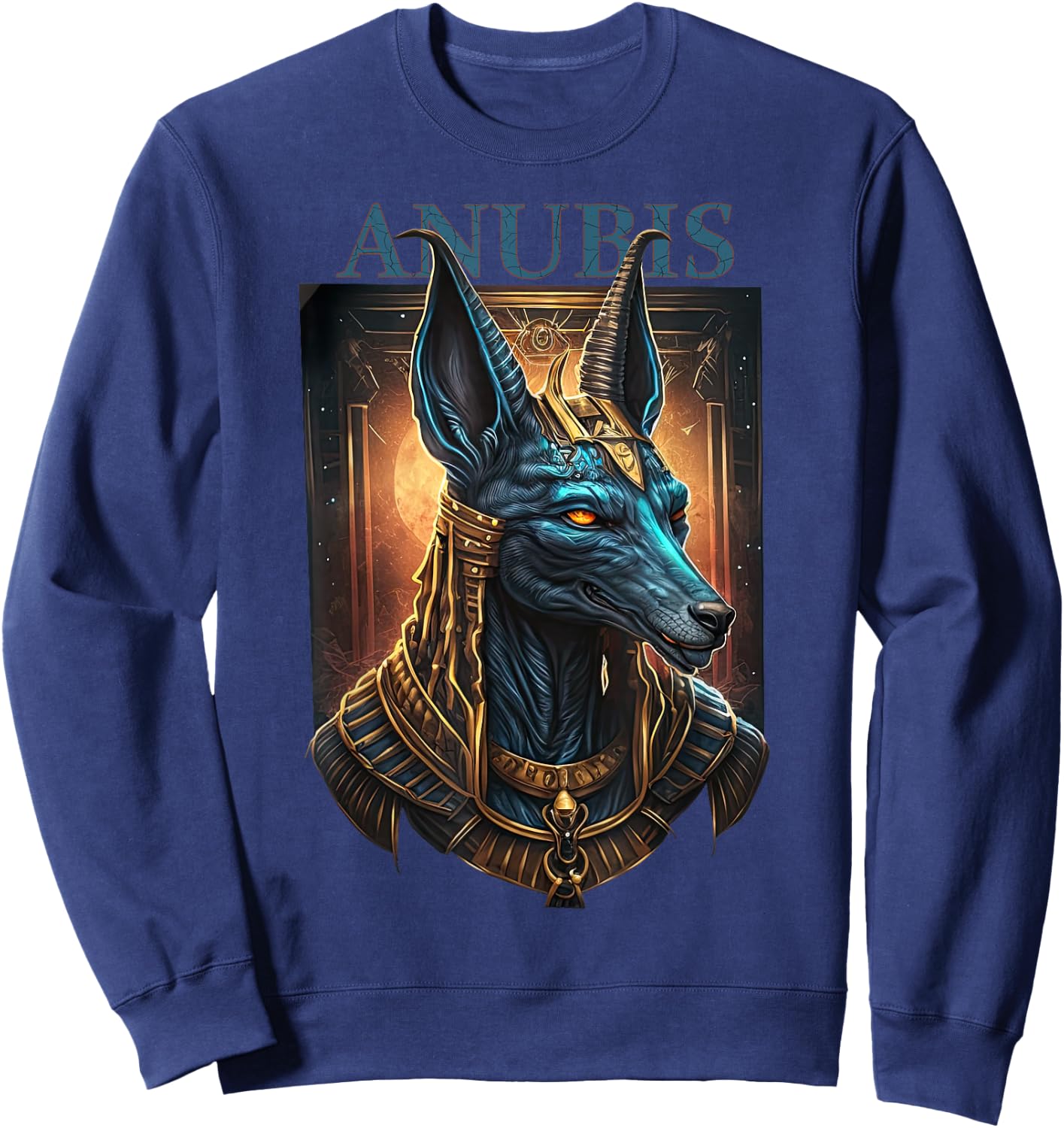 Anubis Ancient Egyptian God Of Dead Egypt Mythology Item Sweatshirt - Sweatshirt | Navy