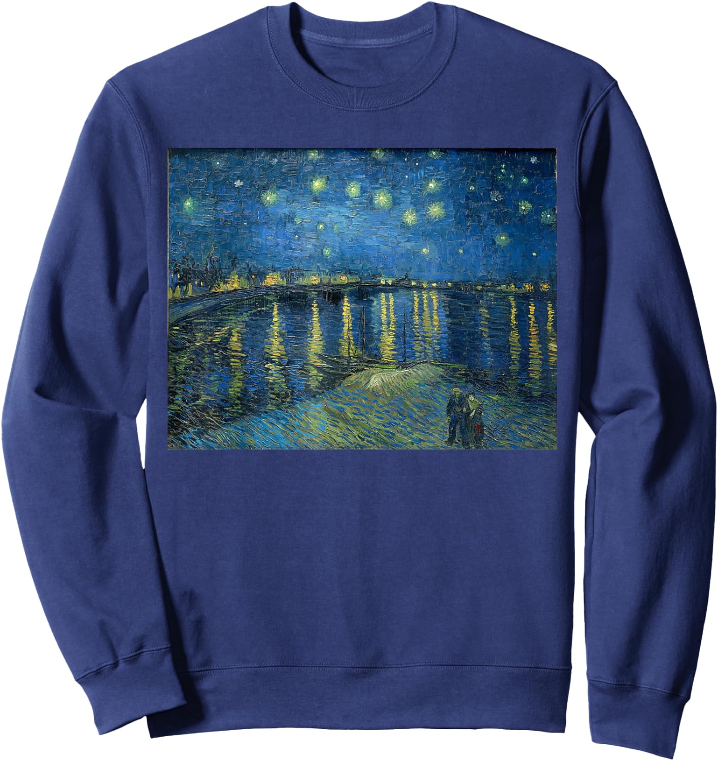 Vincent van Gogh Starry Night Over the Rhone Sweatshirt - Sweatshirt | Navy