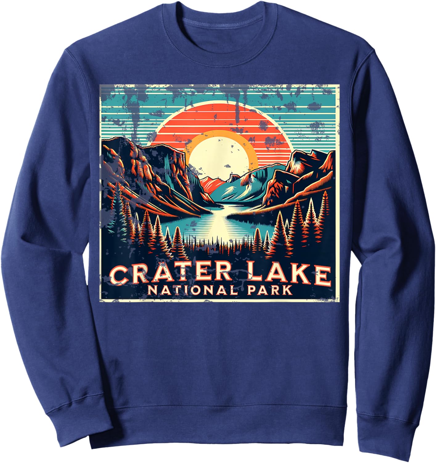 Crater Lake National Park Sweatshirt - Sweatshirt | Navy