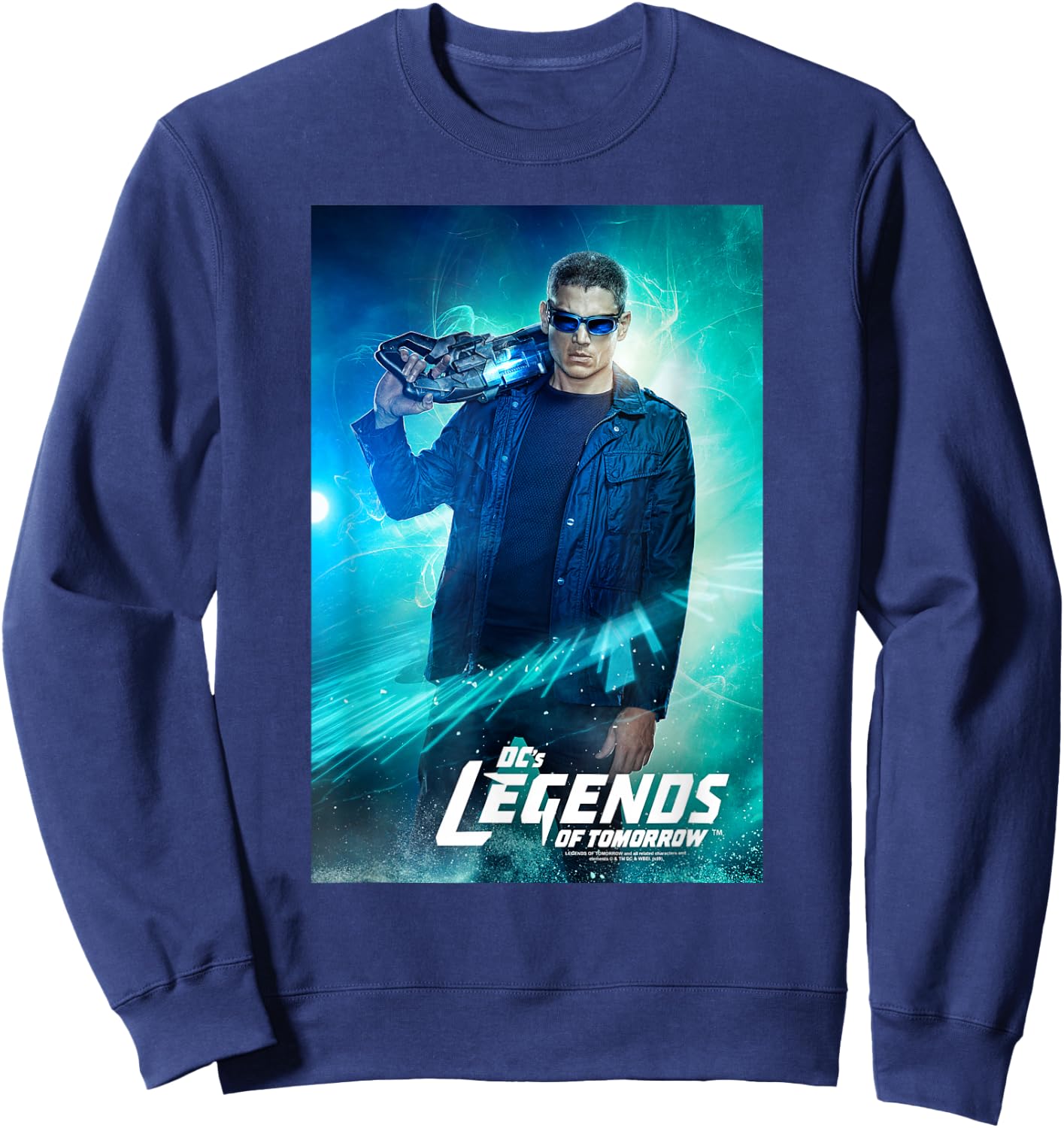 Legends of Tomorrow Captain Cold Poster Sweatshirt - Sweatshirt | Navy
