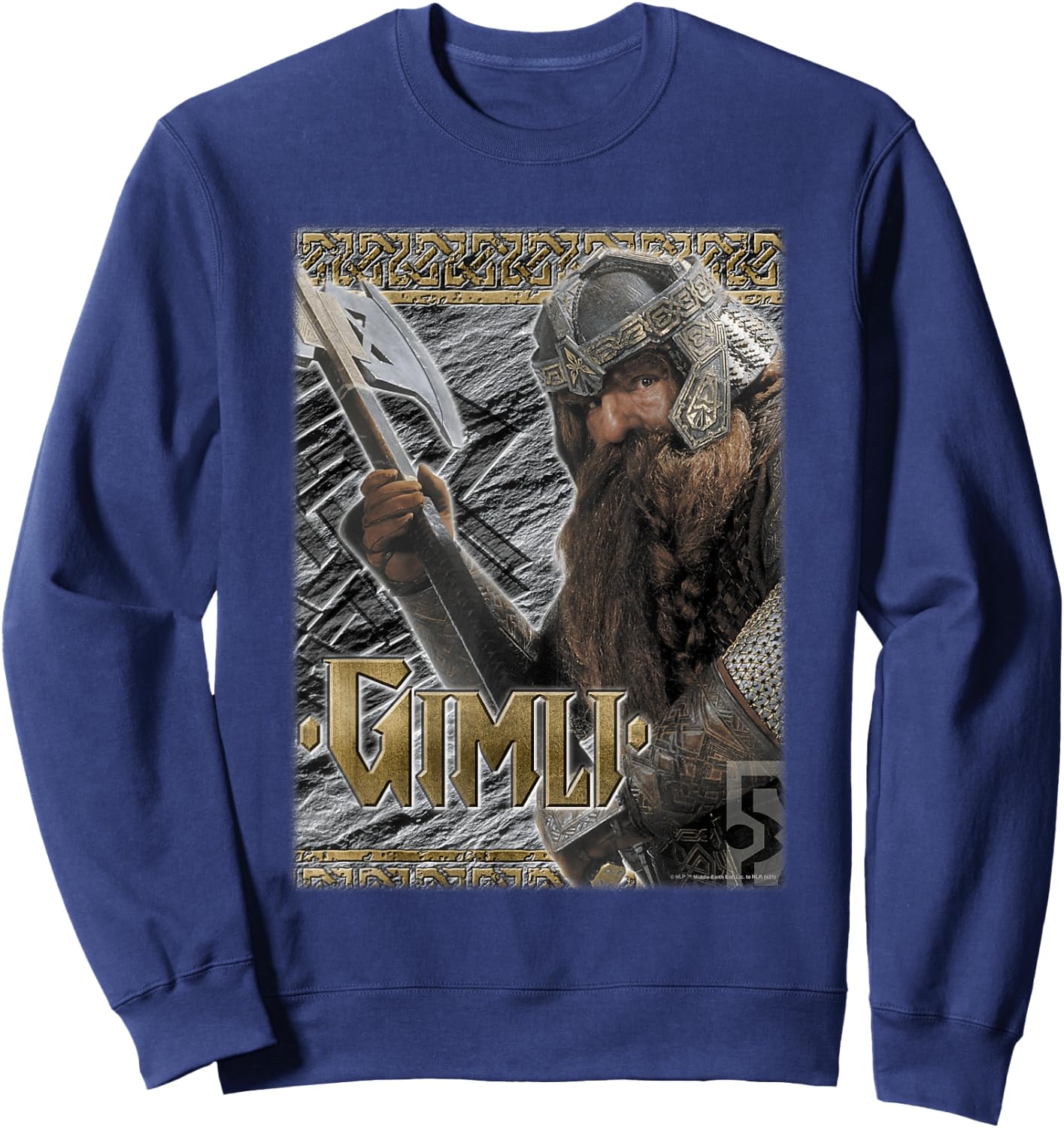 The Lord of the Rings Gimli Sweatshirt - Sweatshirt | Navy