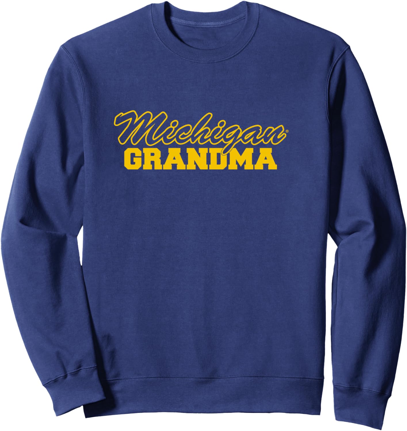University of Michigan Wolverines U of M Grandma Sweatshirt - Sweatshirt | Navy