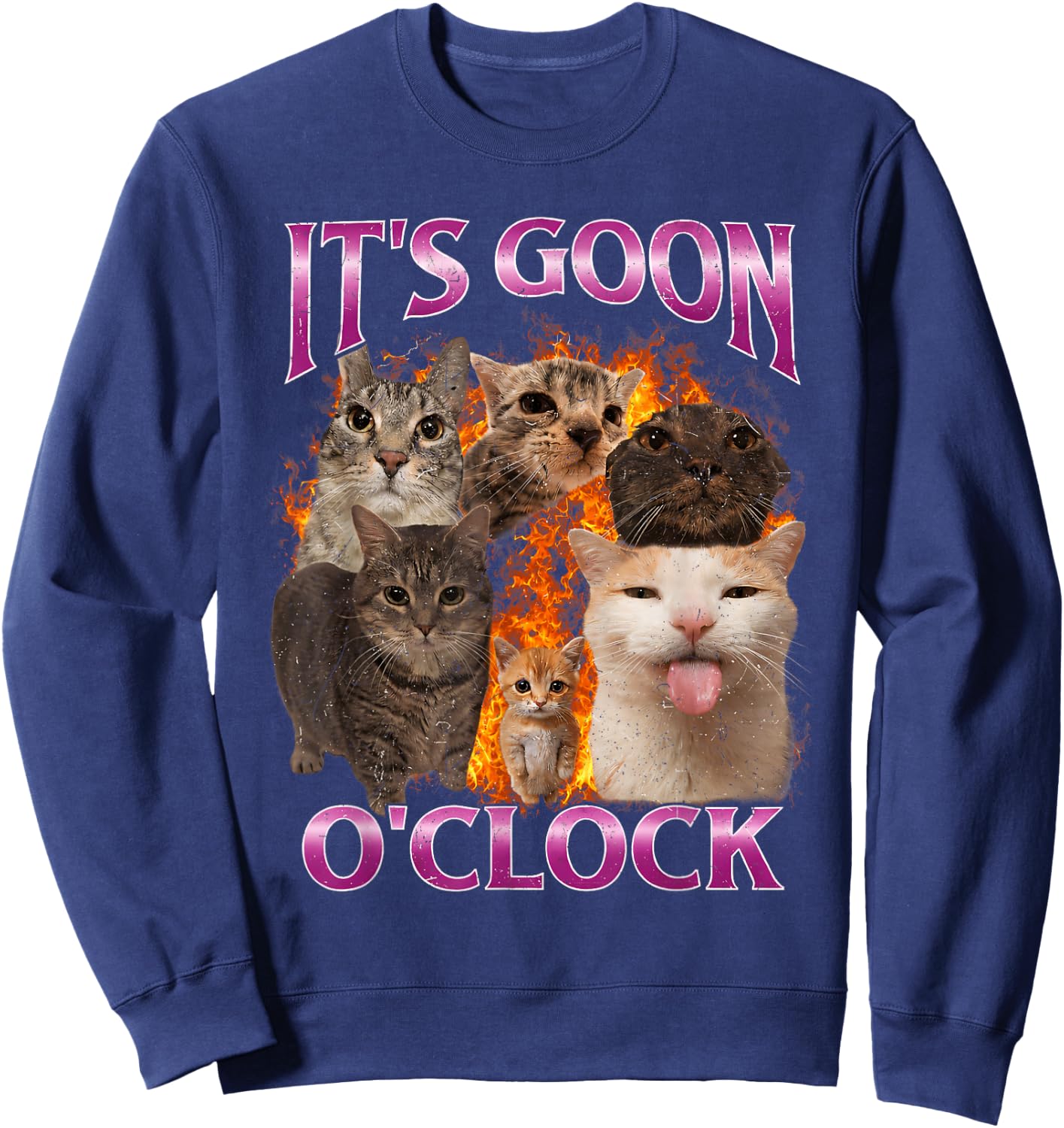 T-Shirt Sweatshirt - Sweatshirt | Navy