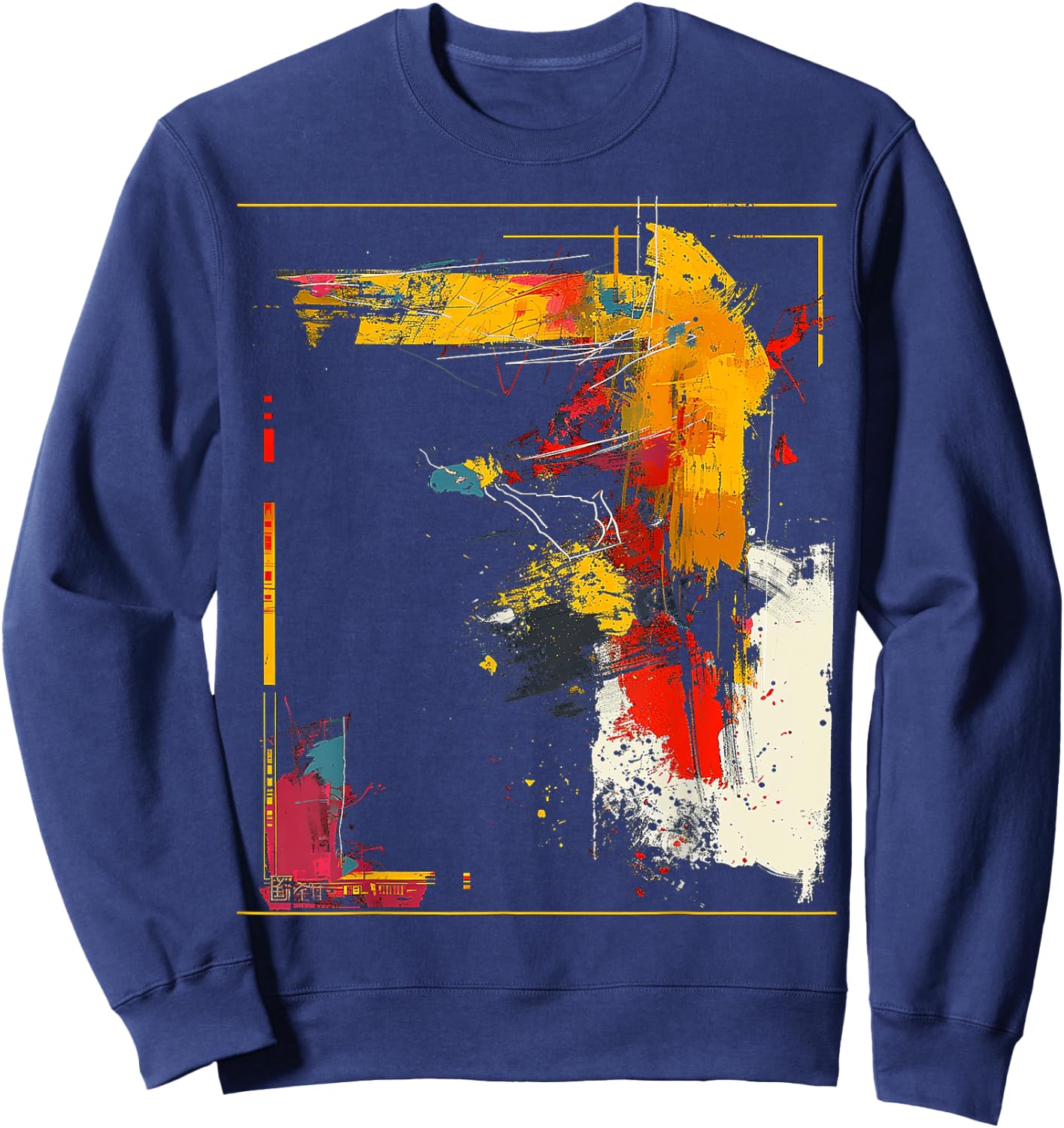 Graphic Art Art Sweatshirt - Sweatshirt | Navy