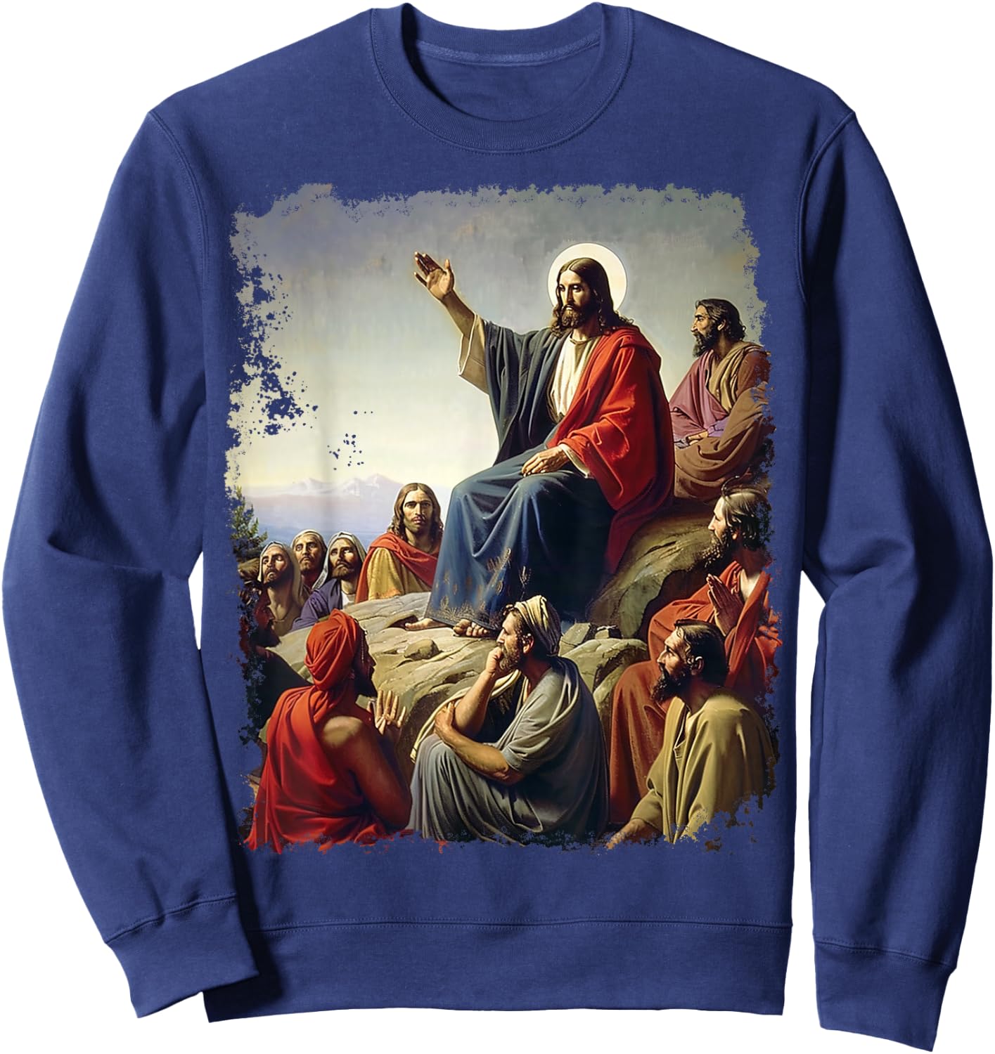 Apostle Disciple Jesus Christ Art Sweatshirt - Sweatshirt | Navy