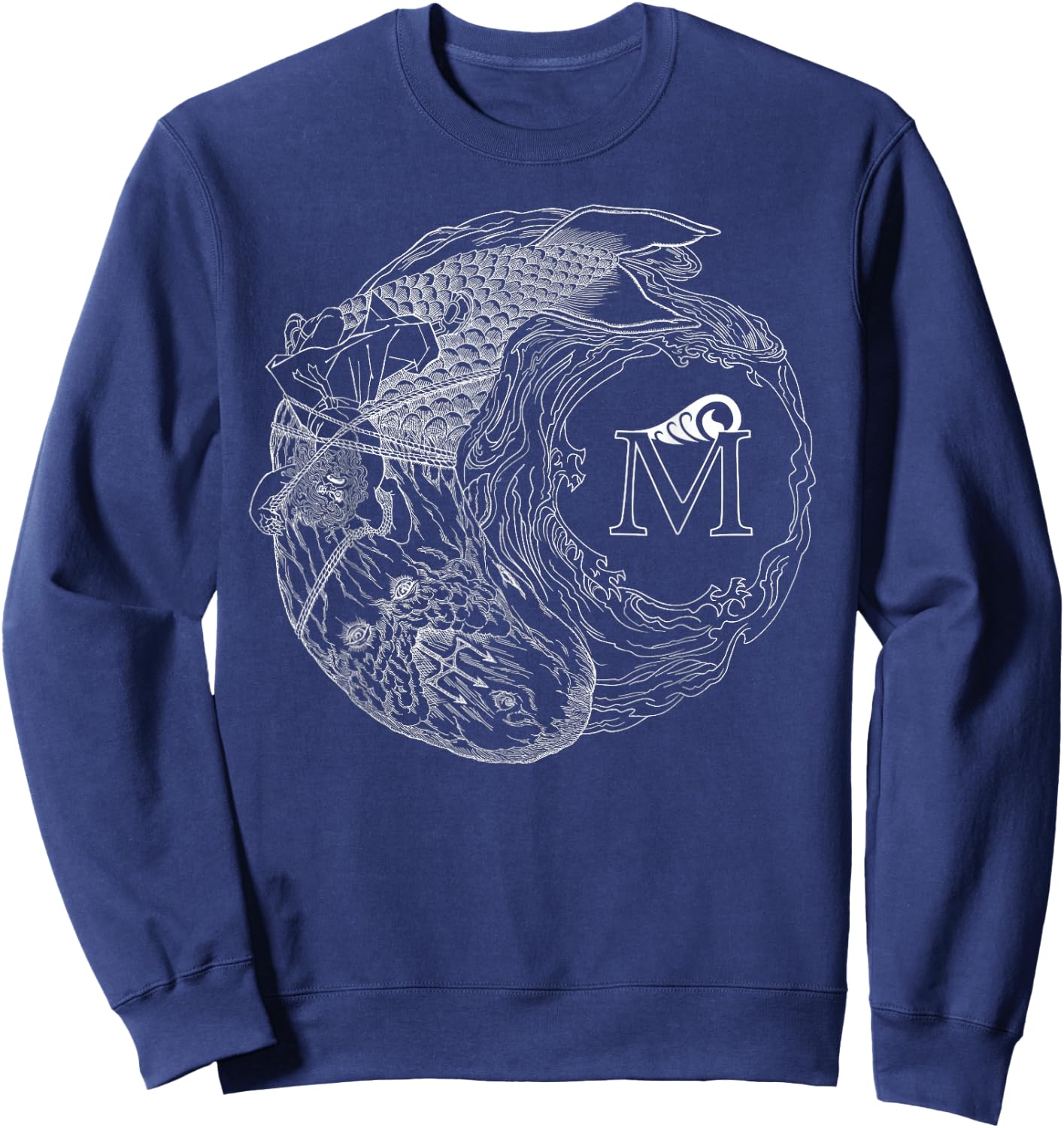 Mastodon Hearts Alive Sweatshirt - Sweatshirt | Navy