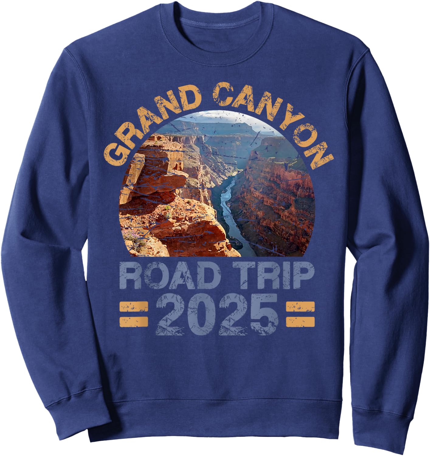 Grand Canyon National Park Road Trip 2025 Family Vacation Sweatshirt - Sweatshirt | Navy