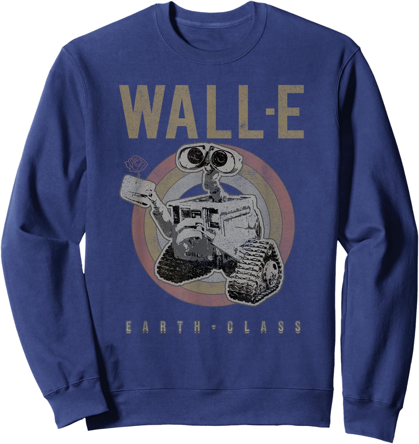 Disney Pixar Wall-E Portrait Earth Class Small Sweatshirt - Sweatshirt | Navy
