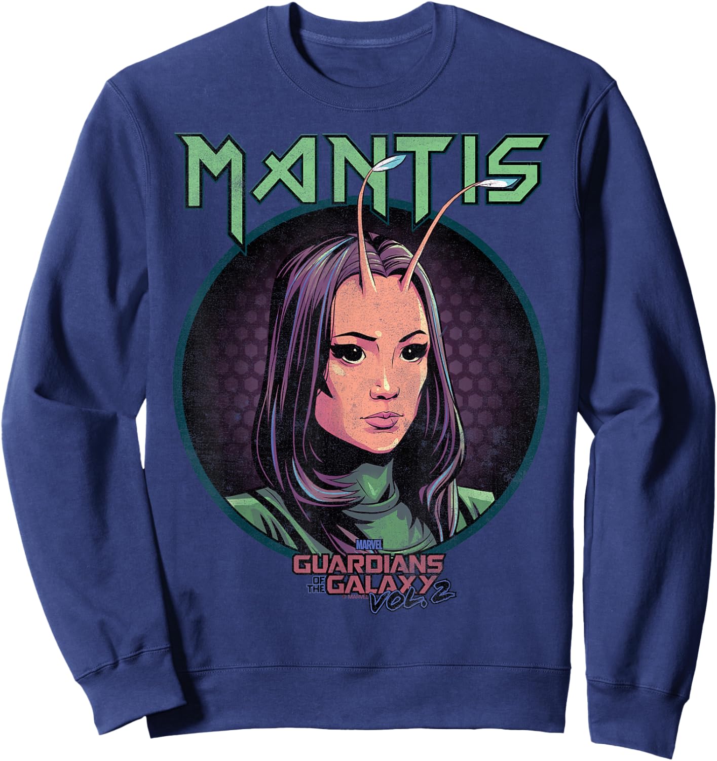 Marvel Guardians of The Galaxy Vol 2 Mantis Rock Portrait Sweatshirt - Sweatshirt | Navy