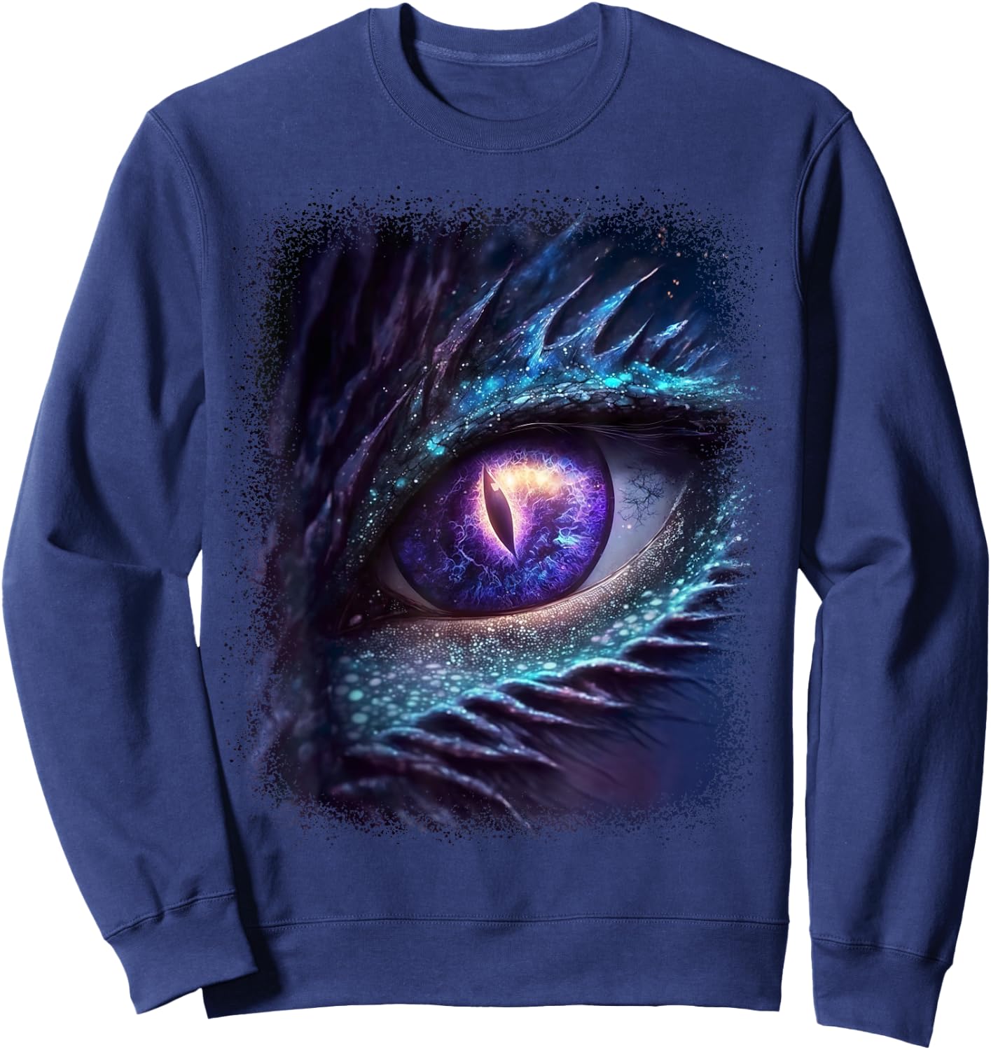 Eye of the Dragon Universe Galaxy Fantasy and Magical Sweatshirt - Sweatshirt | Navy
