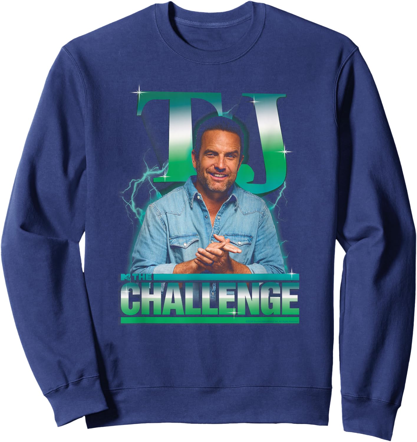 The Challenge TJ Heartthrob Officially Licensed Sweatshirt - Sweatshirt | Navy