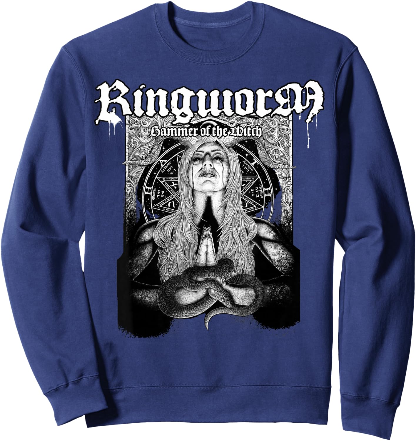 Ringworm - Hammer of the Witch - Official merchandise Sweatshirt - Sweatshirt | Navy