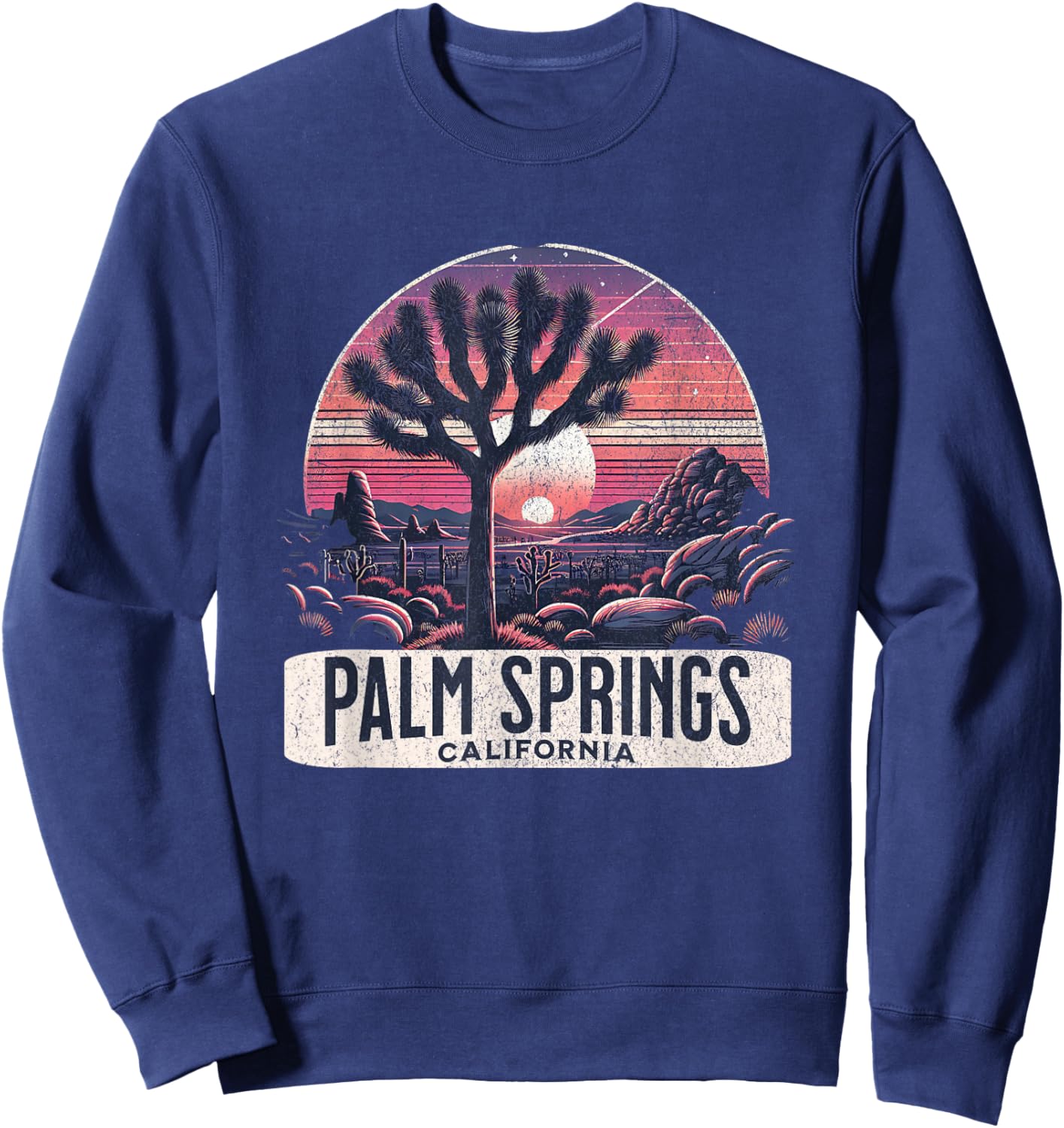 Palm Springs Sweatshirt - Sweatshirt | Navy